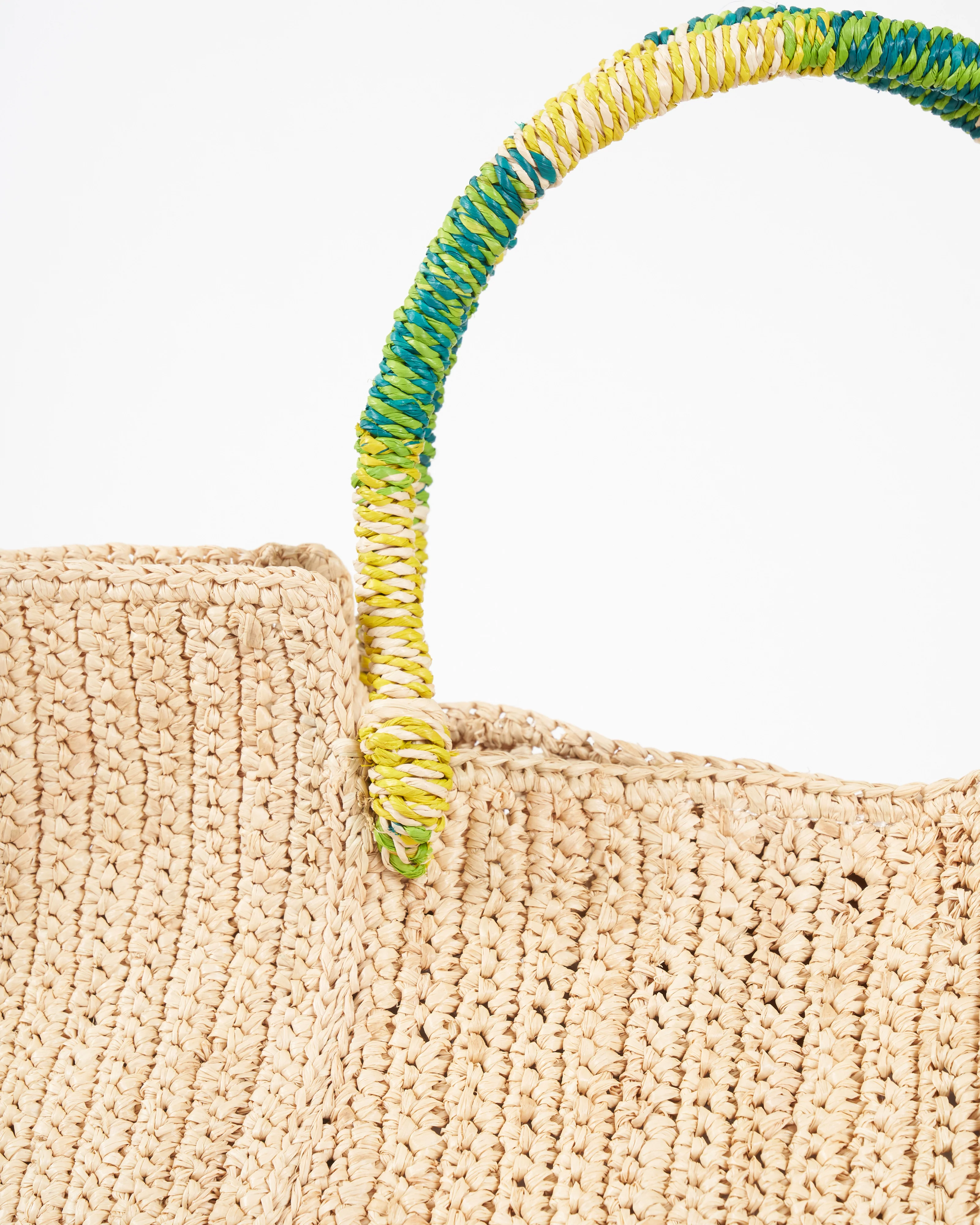 orion vertical tote - naturel verte mix - Image 2
