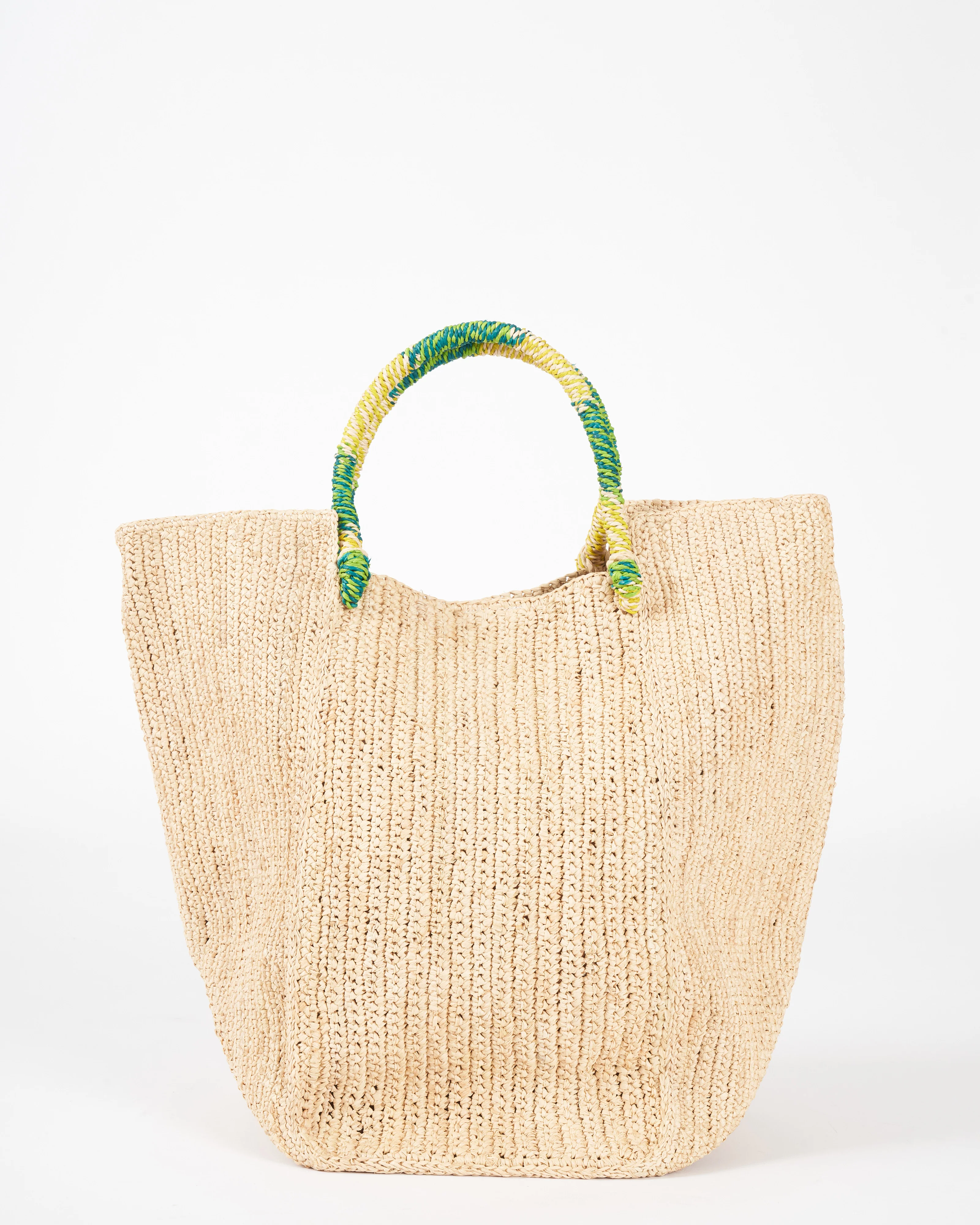 orion vertical tote - naturel verte mix - Image 3