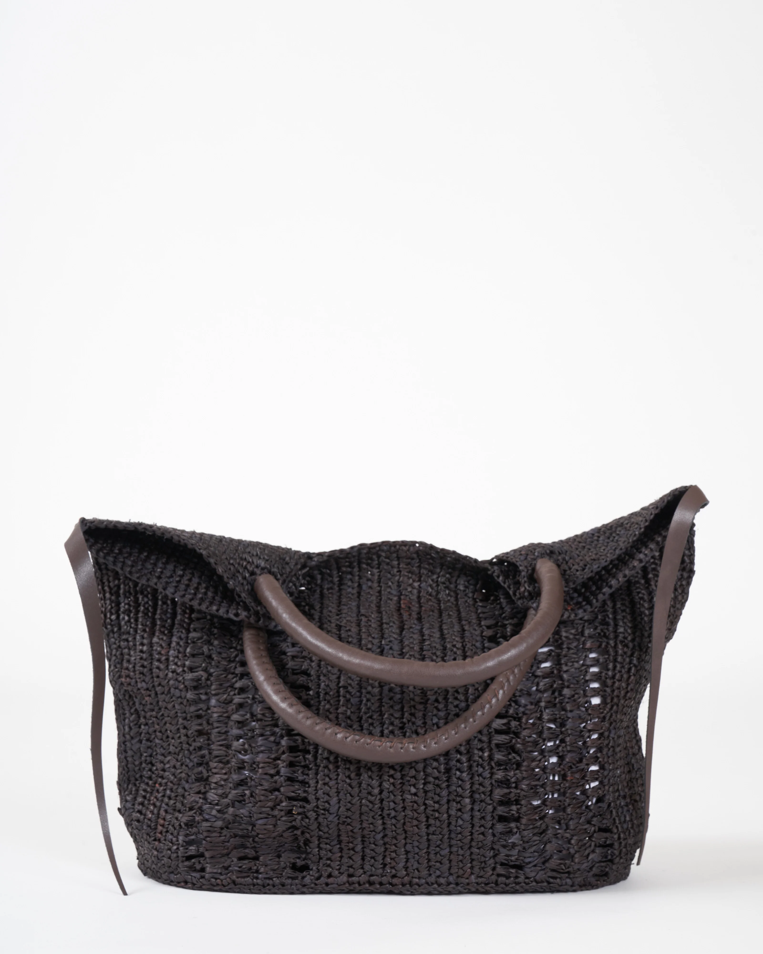 tampico pm woven tote - marron - Image 2