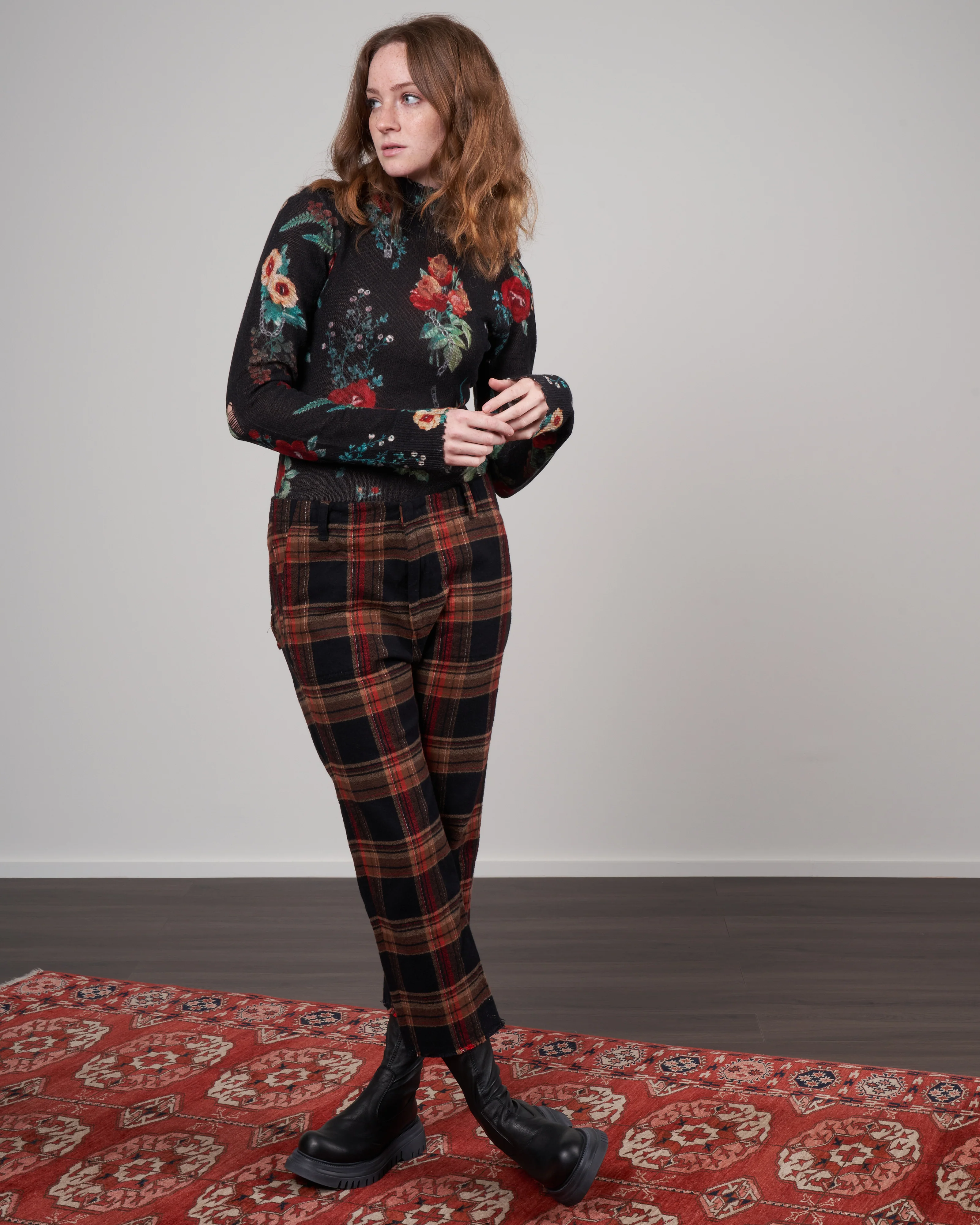 griffin flannel pant - espresso - Image 2