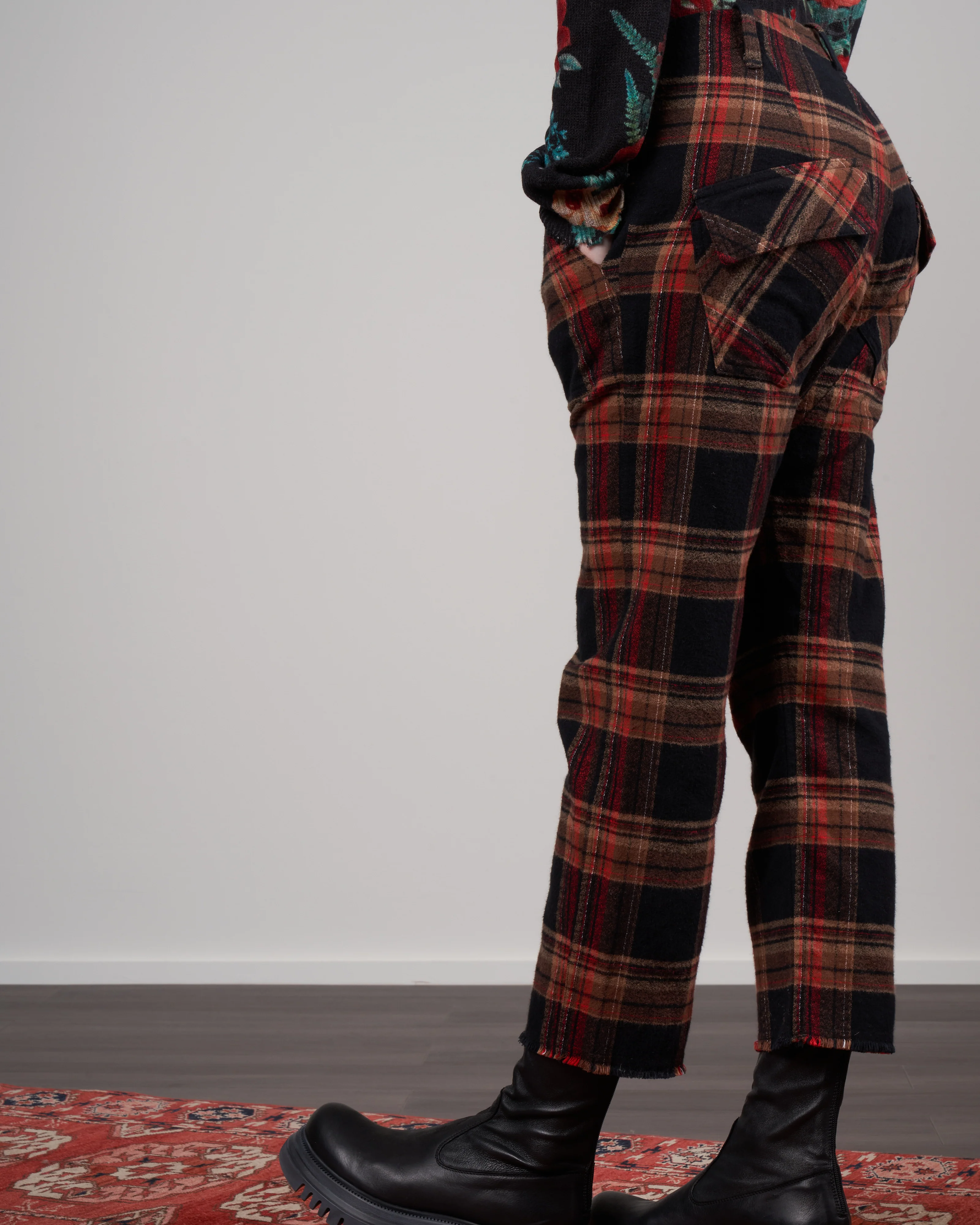 griffin flannel pant - espresso - Image 3