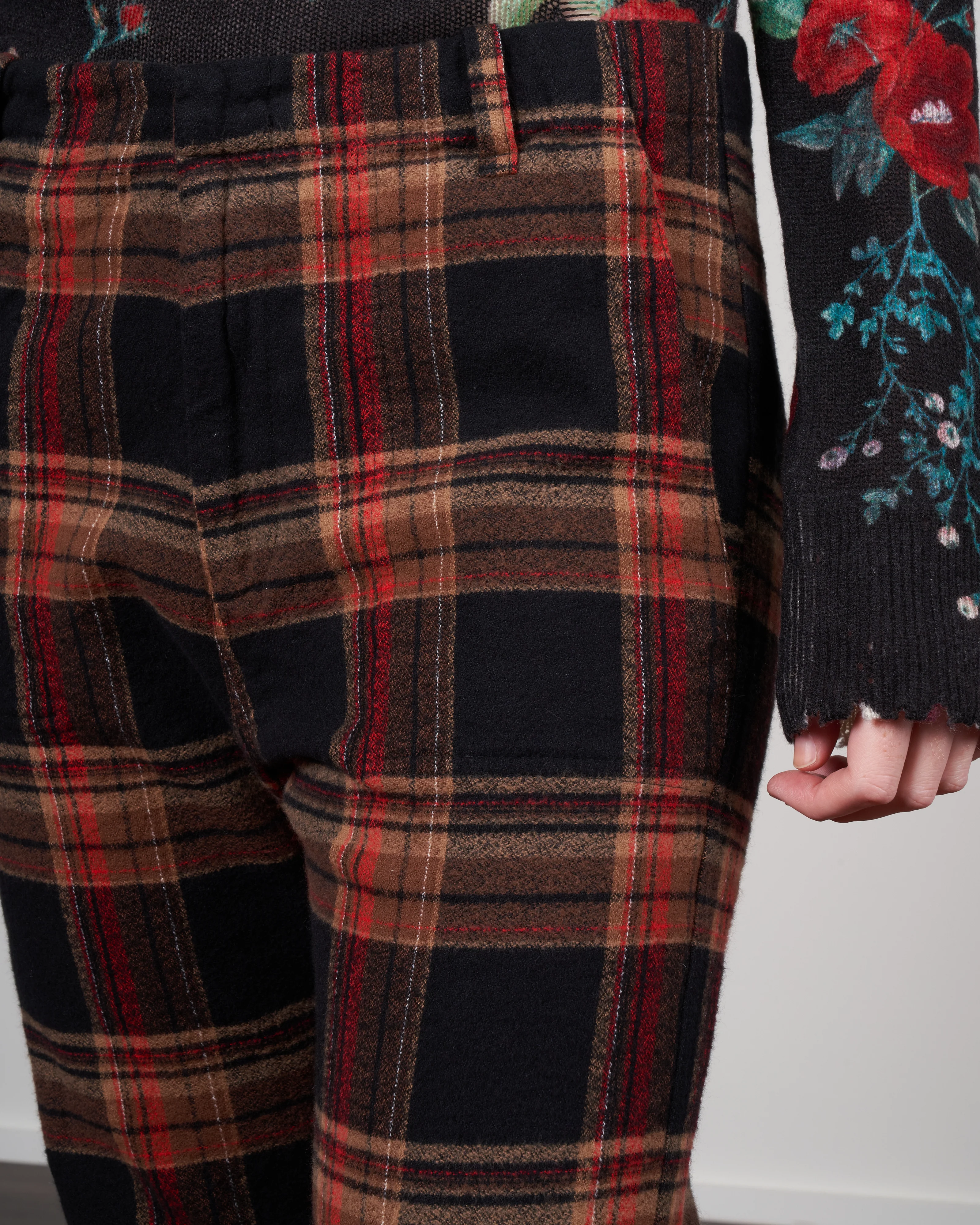 griffin flannel pant - espresso - Image 5