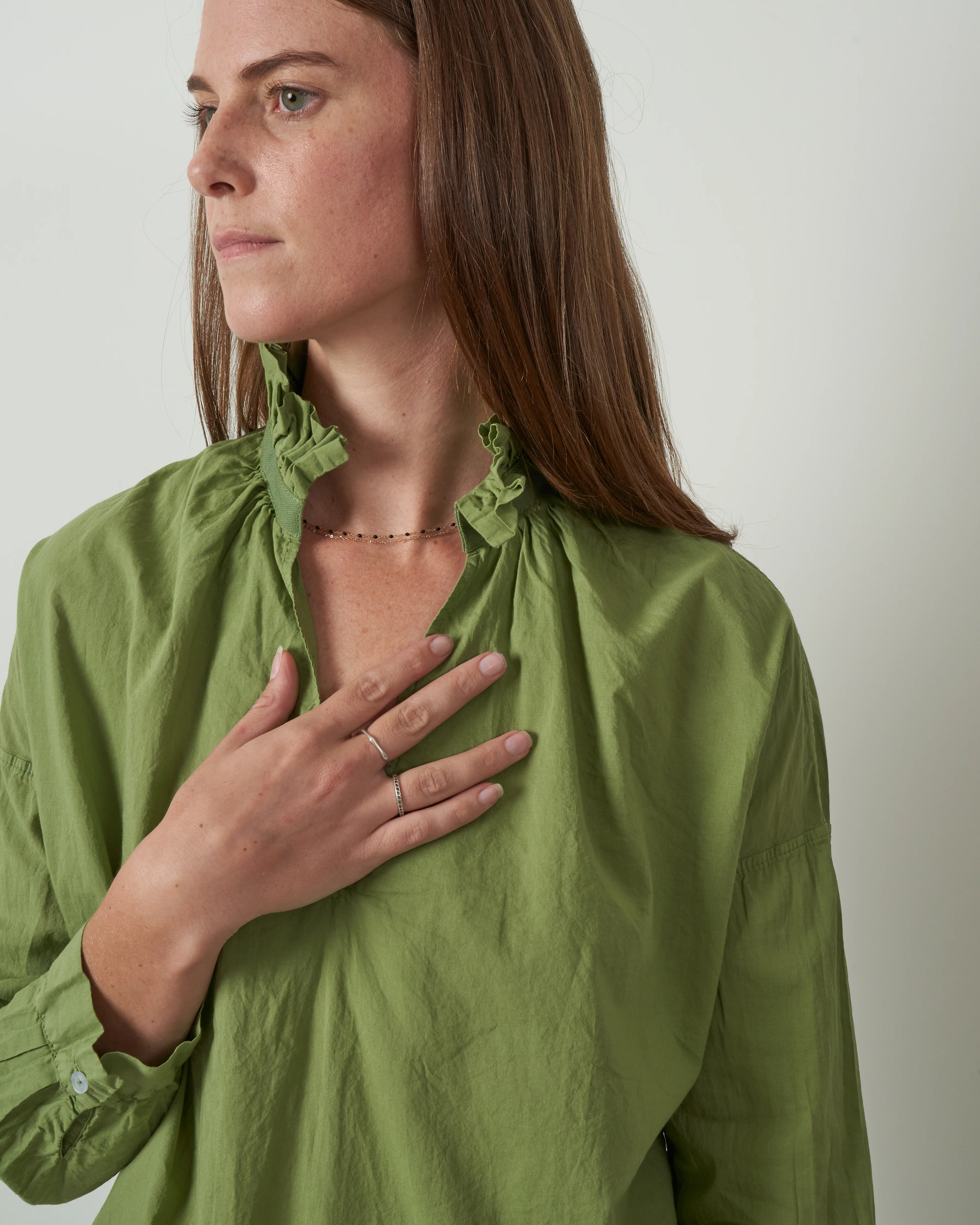 penelope cabo shirt - olive - Image 5