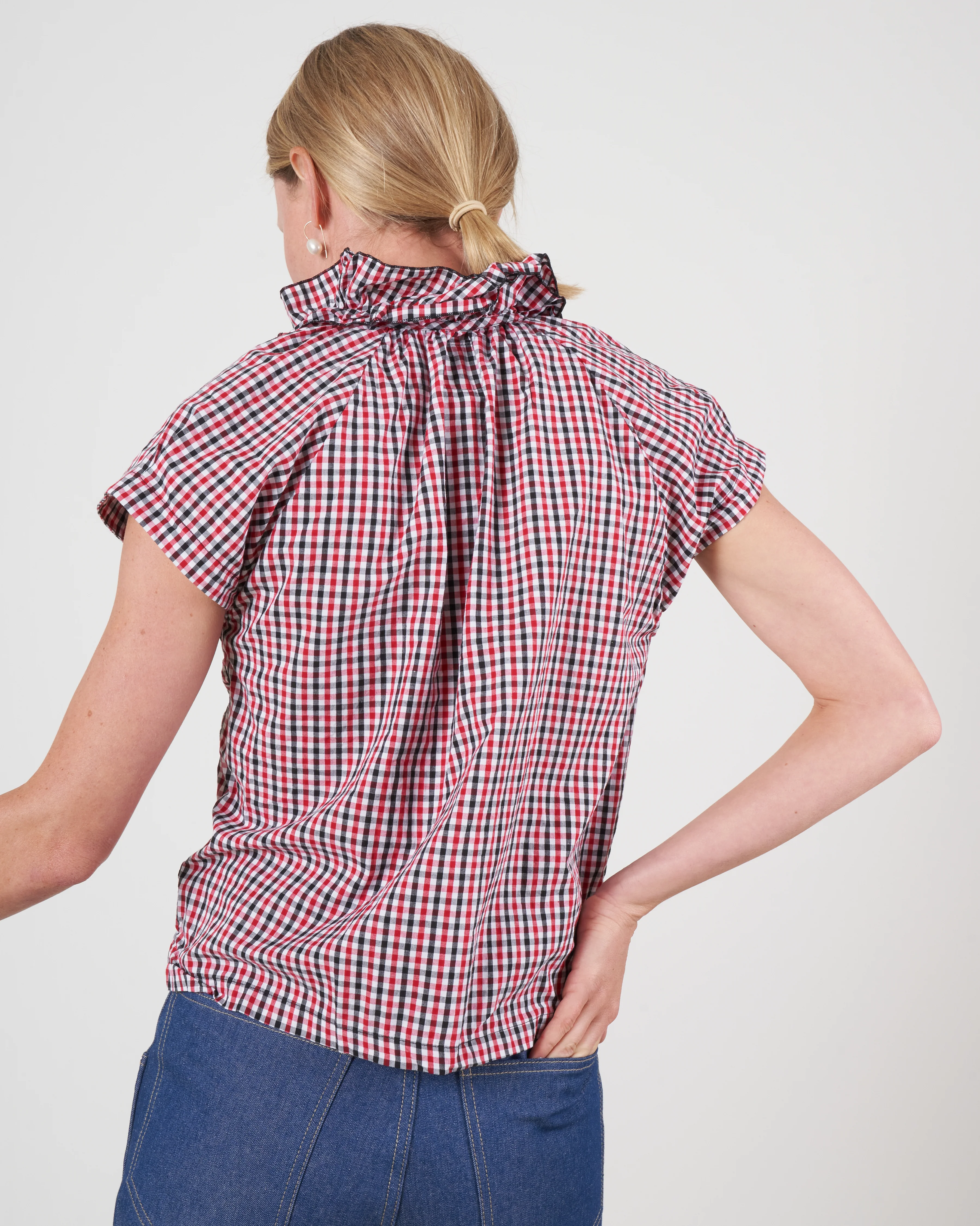stella - gingham - red - Image 3