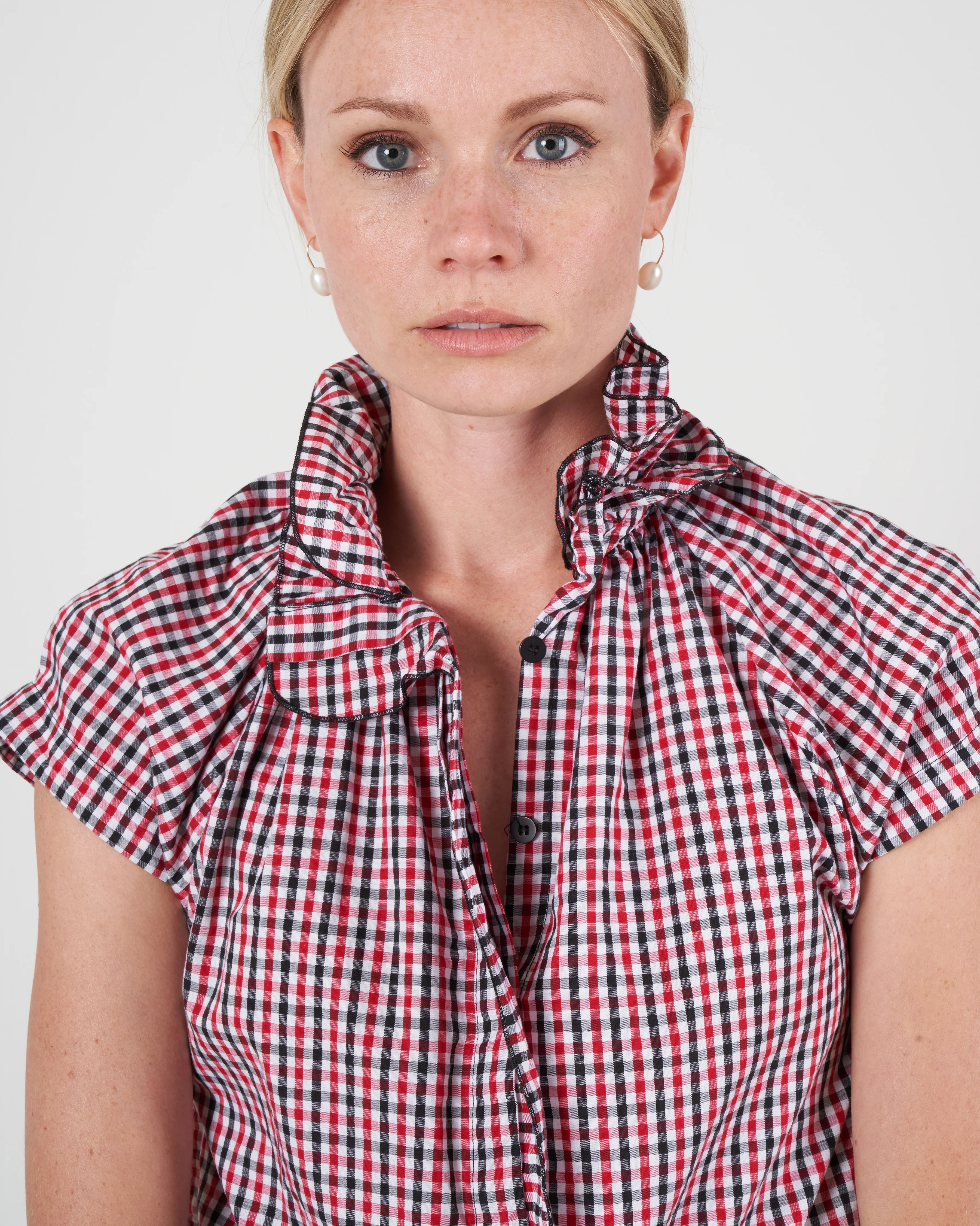 stella - gingham - red - Image 5