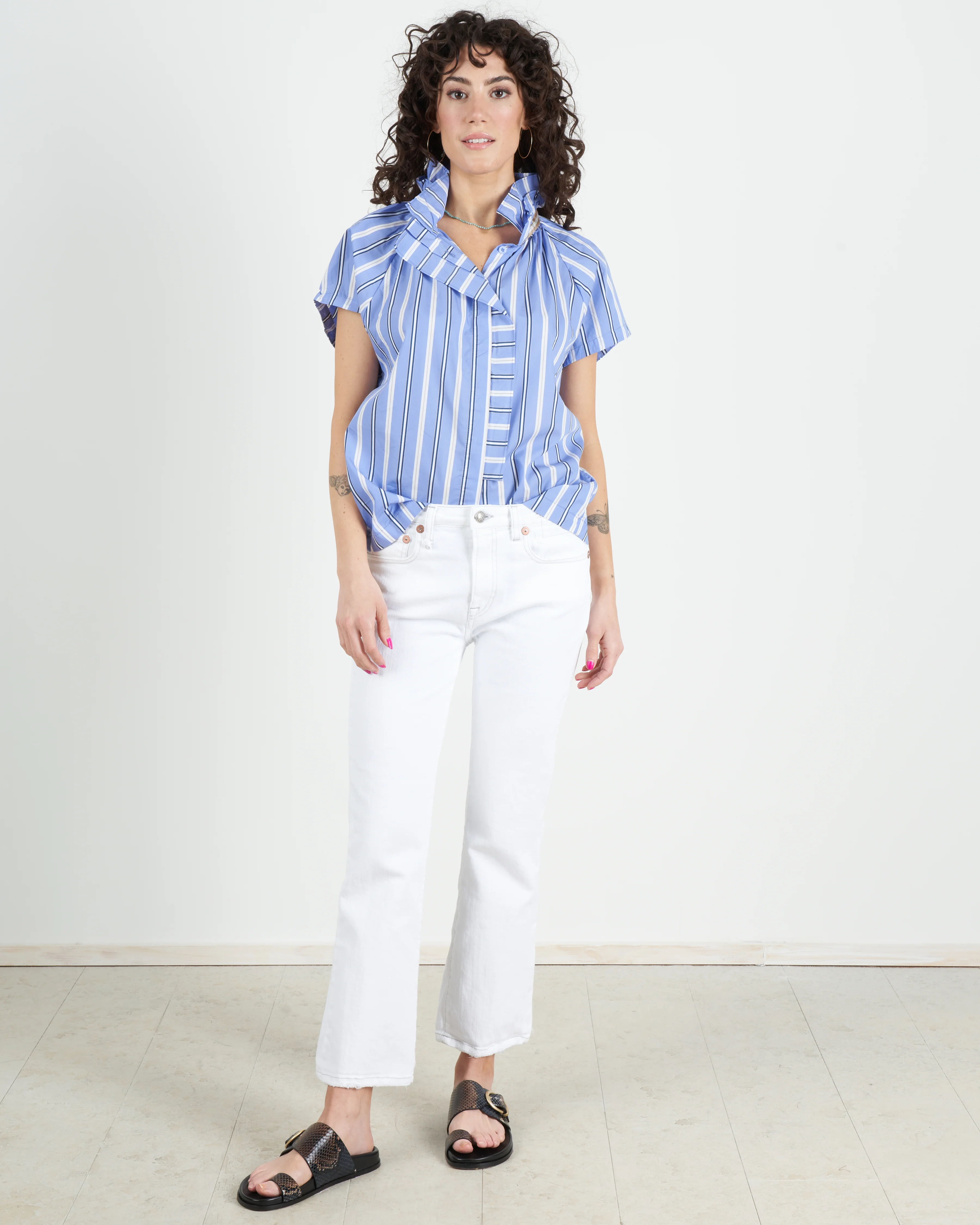 stella top - blue stripe - Image 6