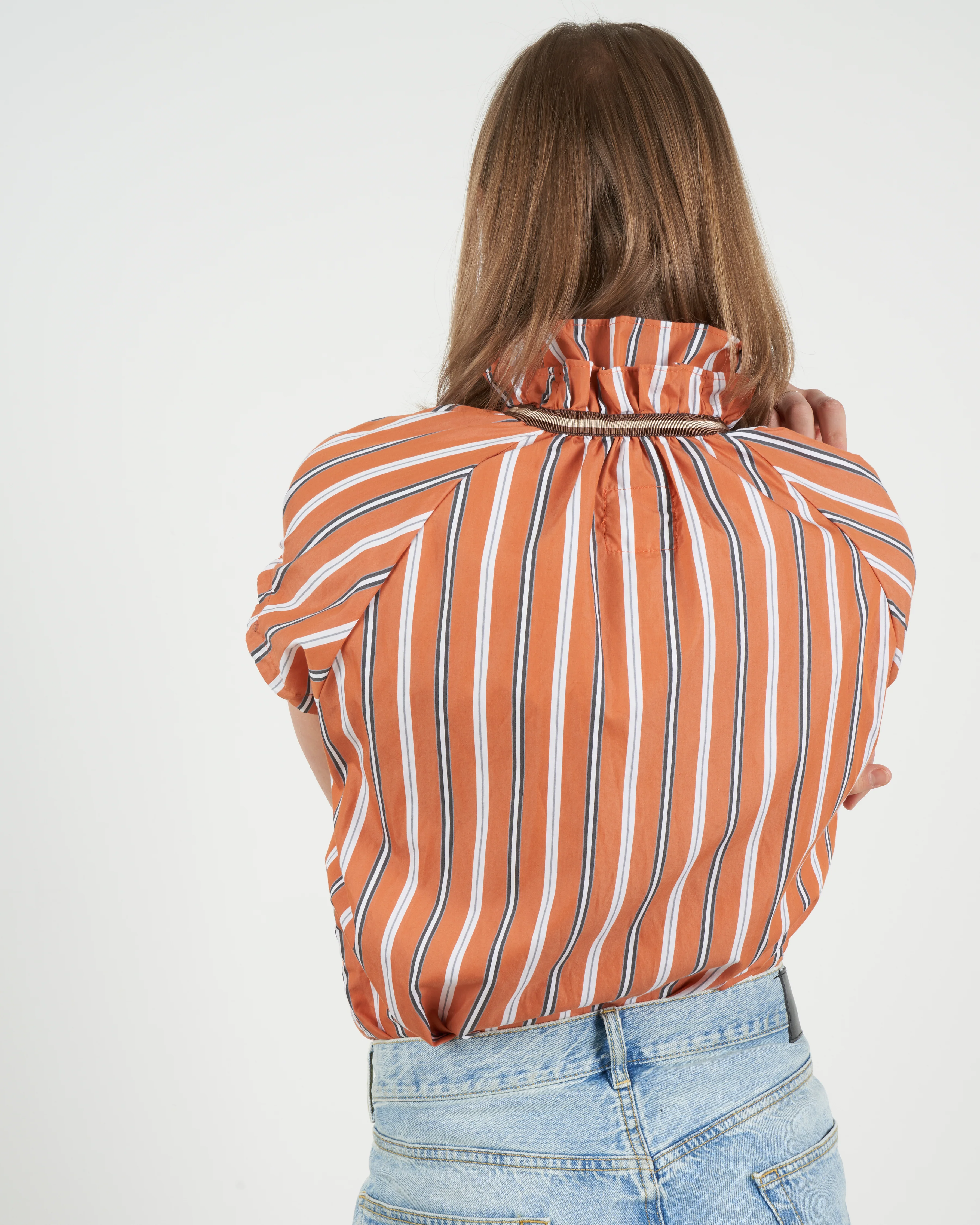 stella top - orange stripe - Image 2