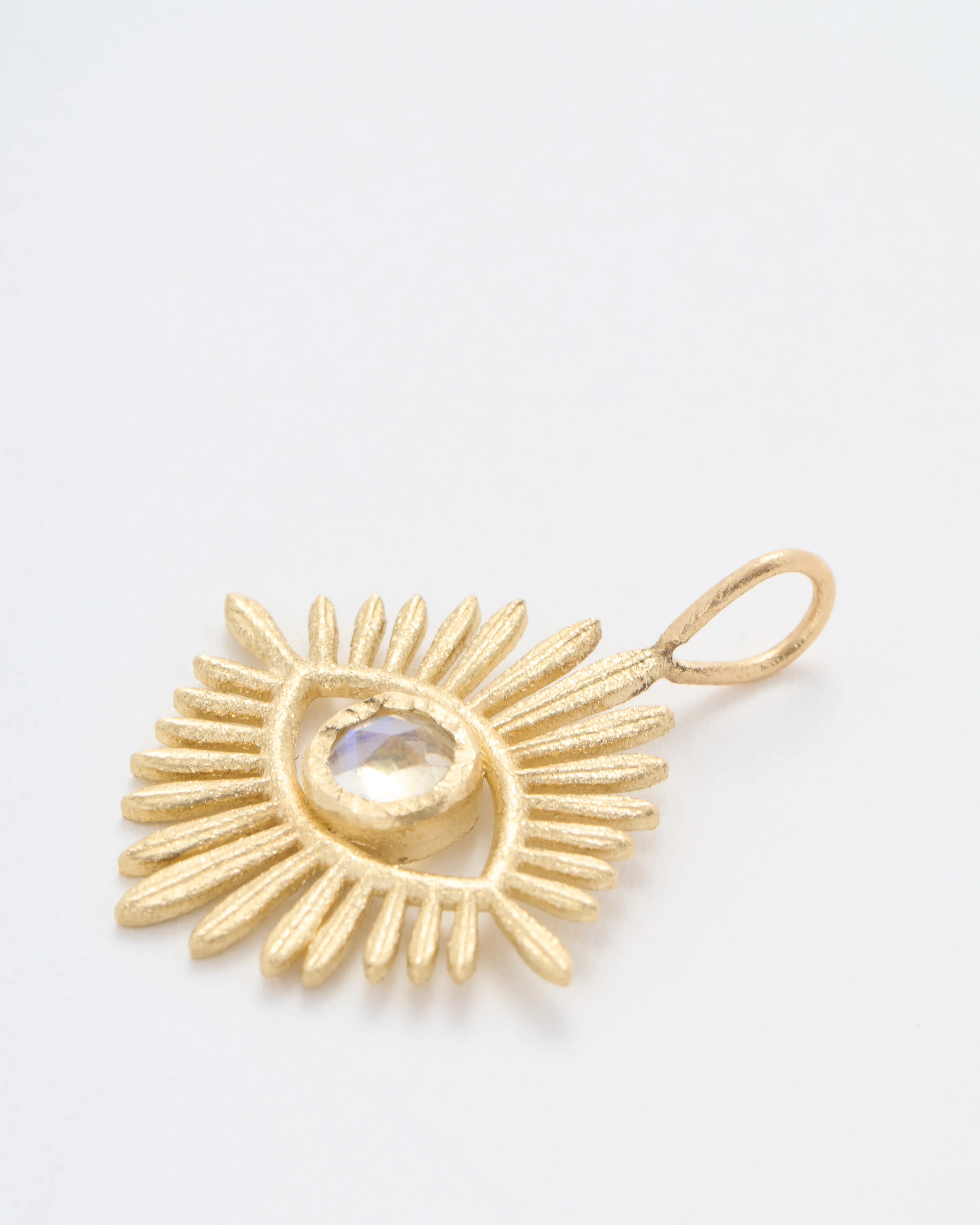 luminous moonstone eye pendant - Image 3