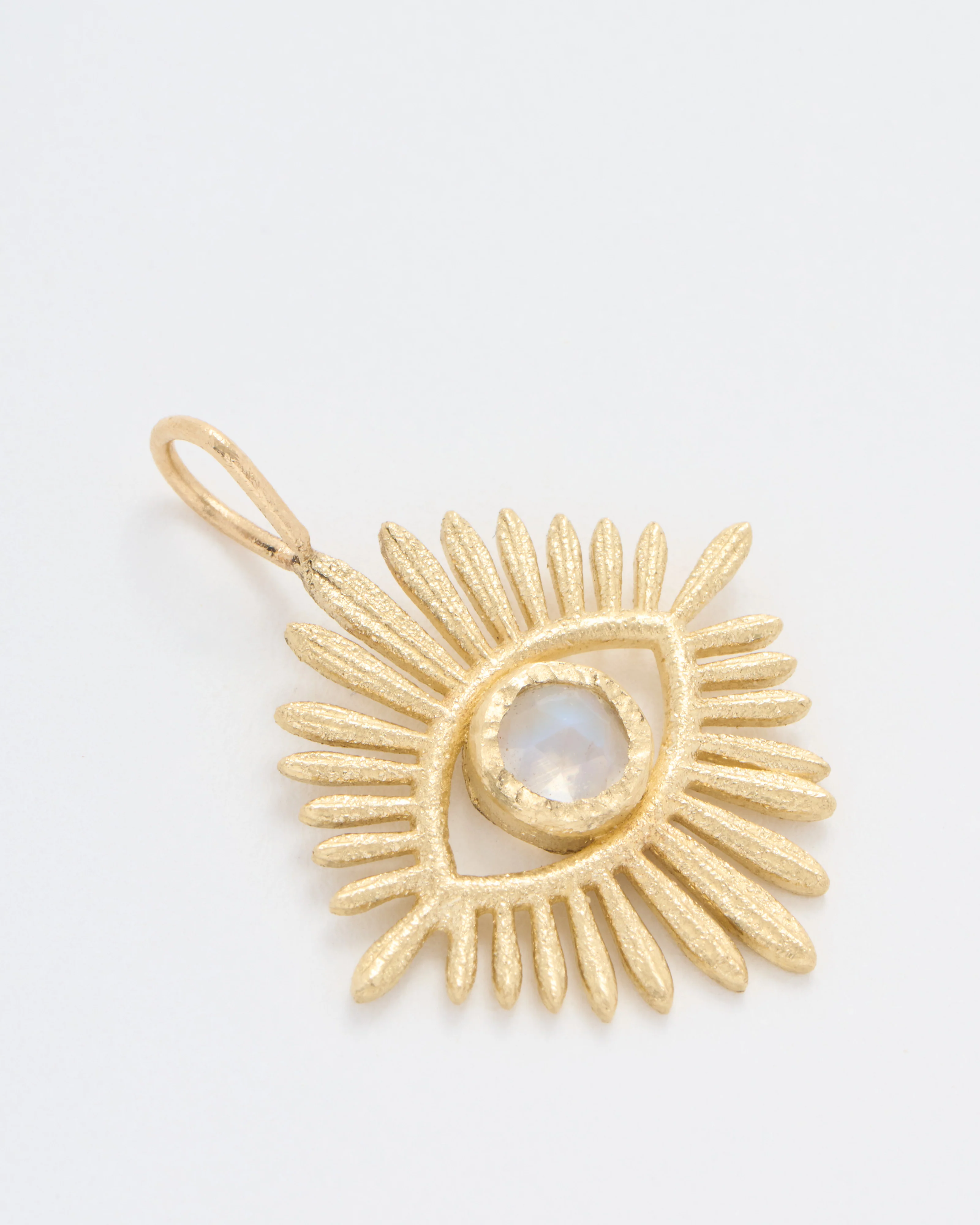 luminous moonstone eye pendant - Image 4