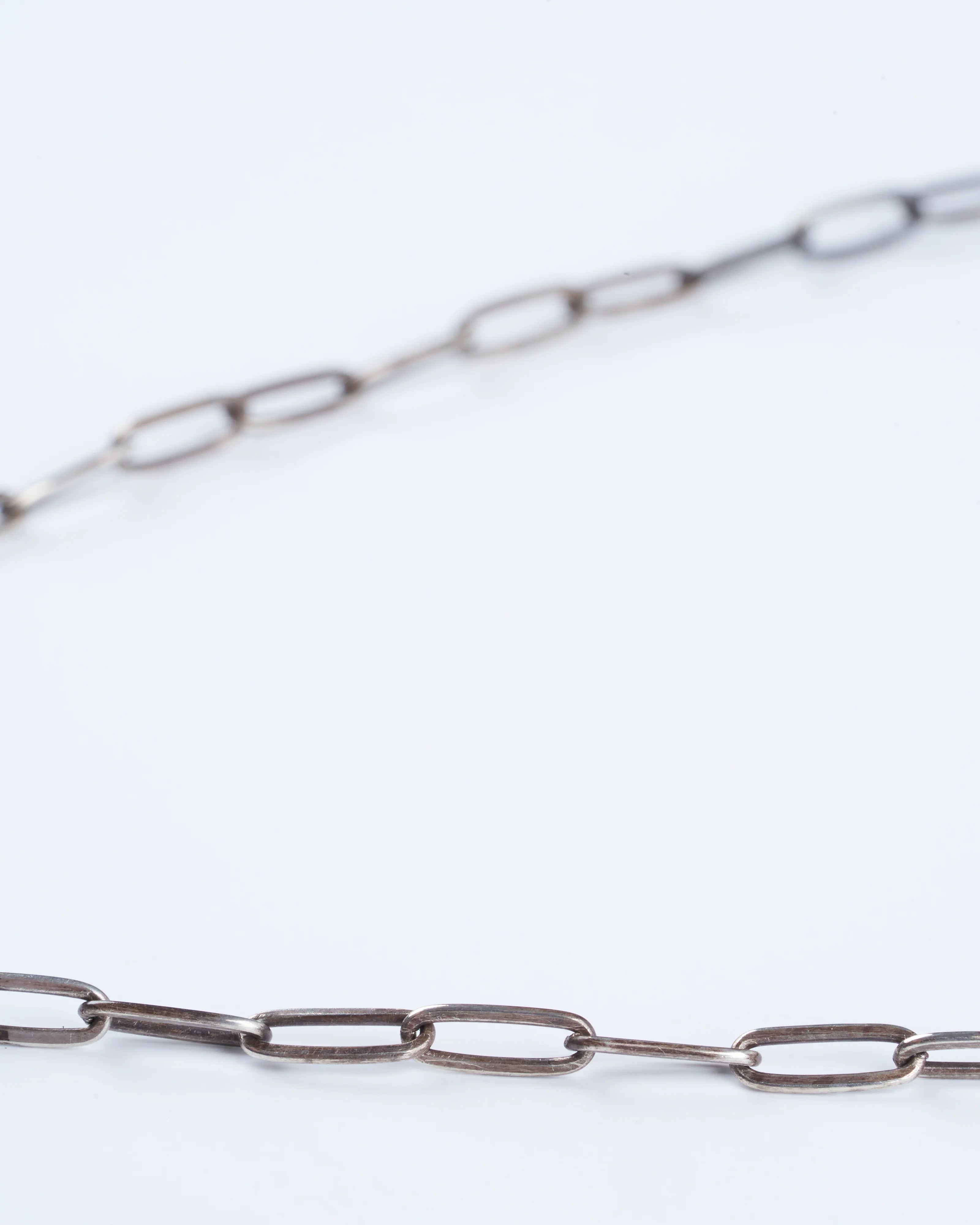 pathway charm holder necklace - antique silver and 14k yellow gold - Image 3