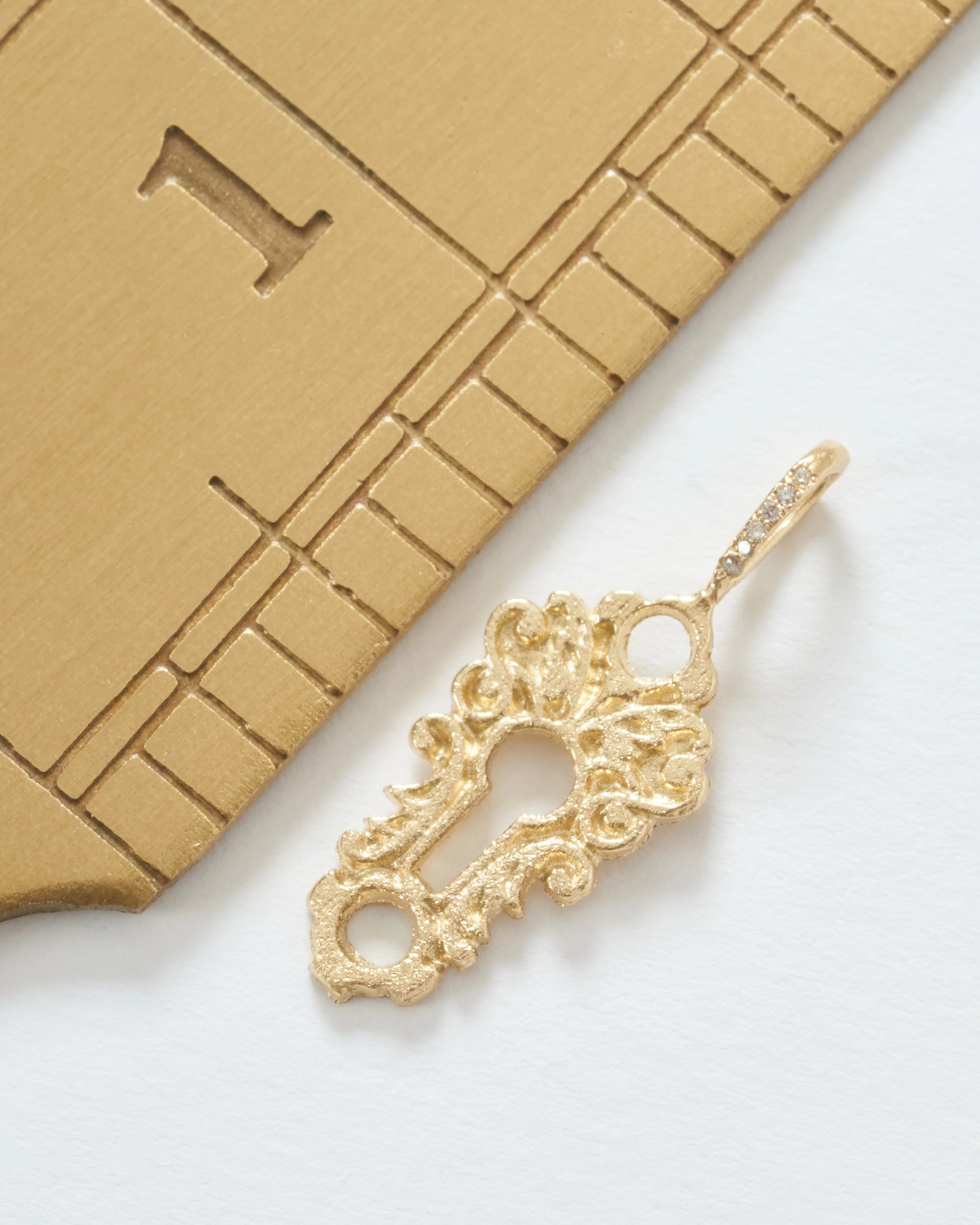 scroll key plate charm - Image 5