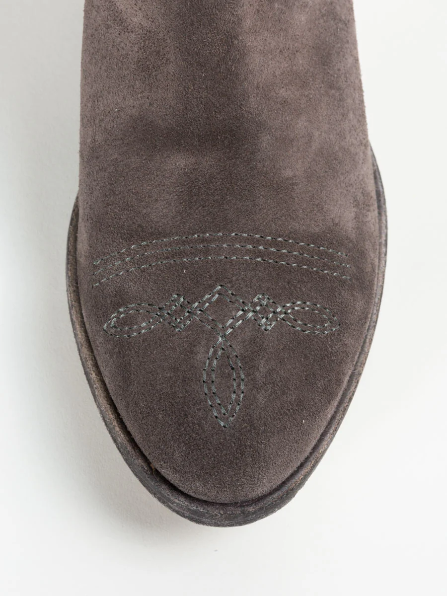 nubuck low bootie - Image 7