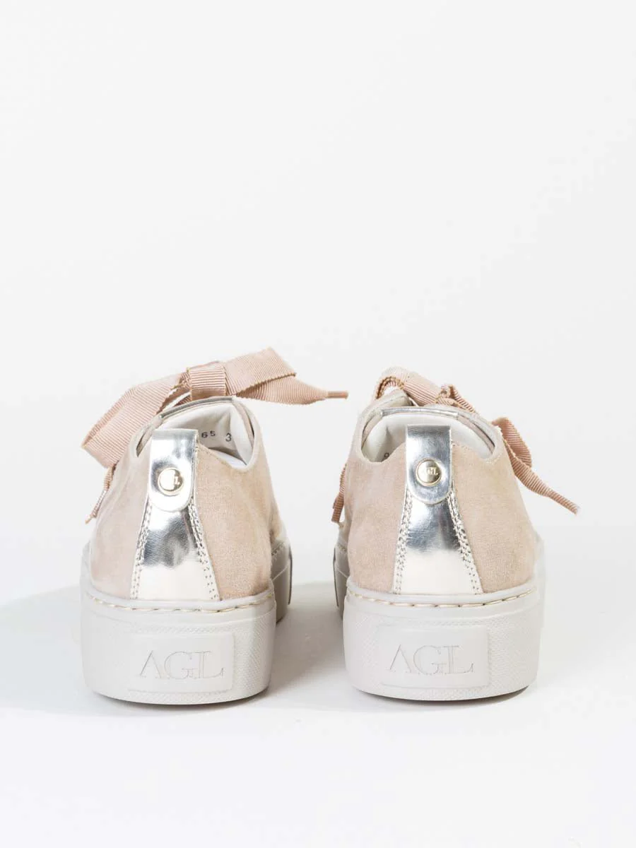 platform sneaker - gold marble - Image 5