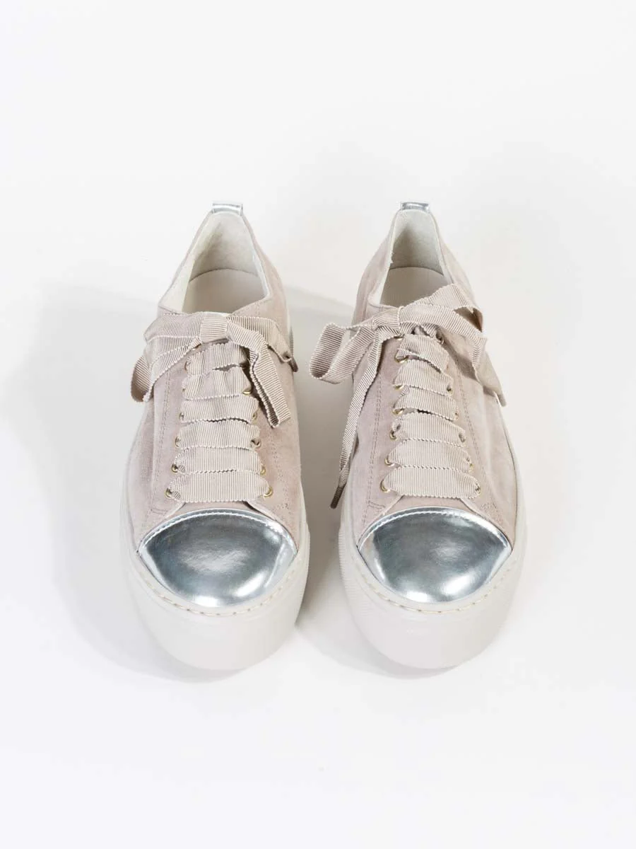 platform sneaker - silver dust - Image 3