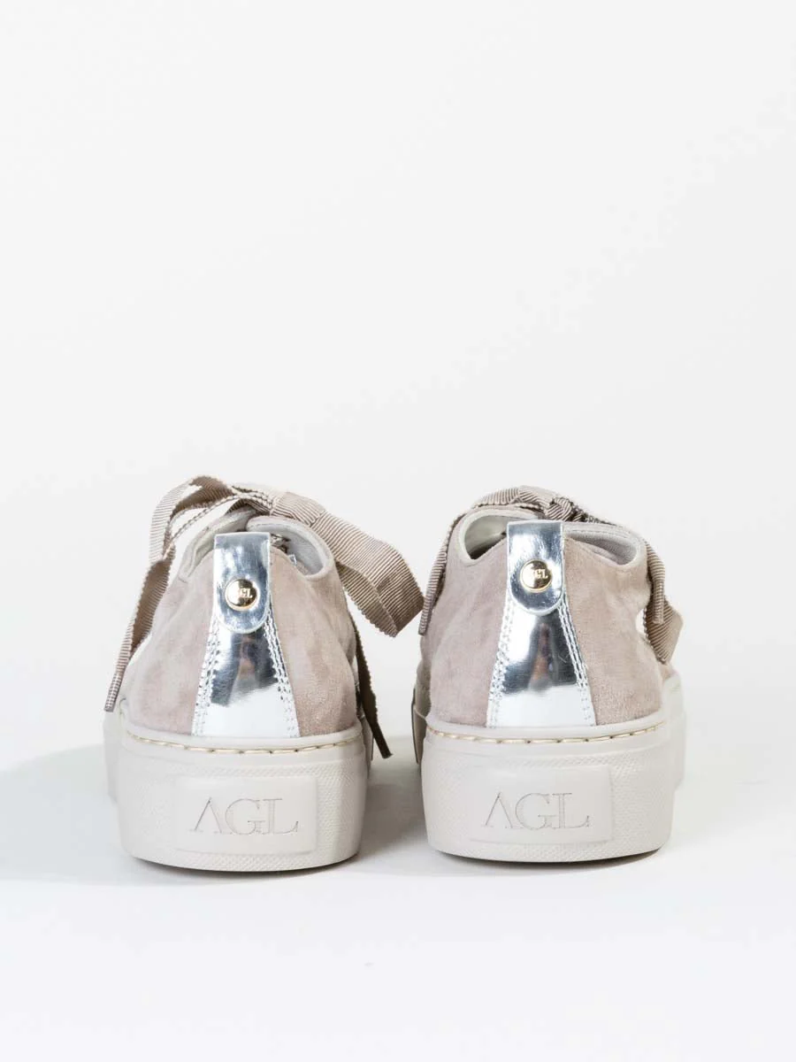 platform sneaker - silver dust - Image 4
