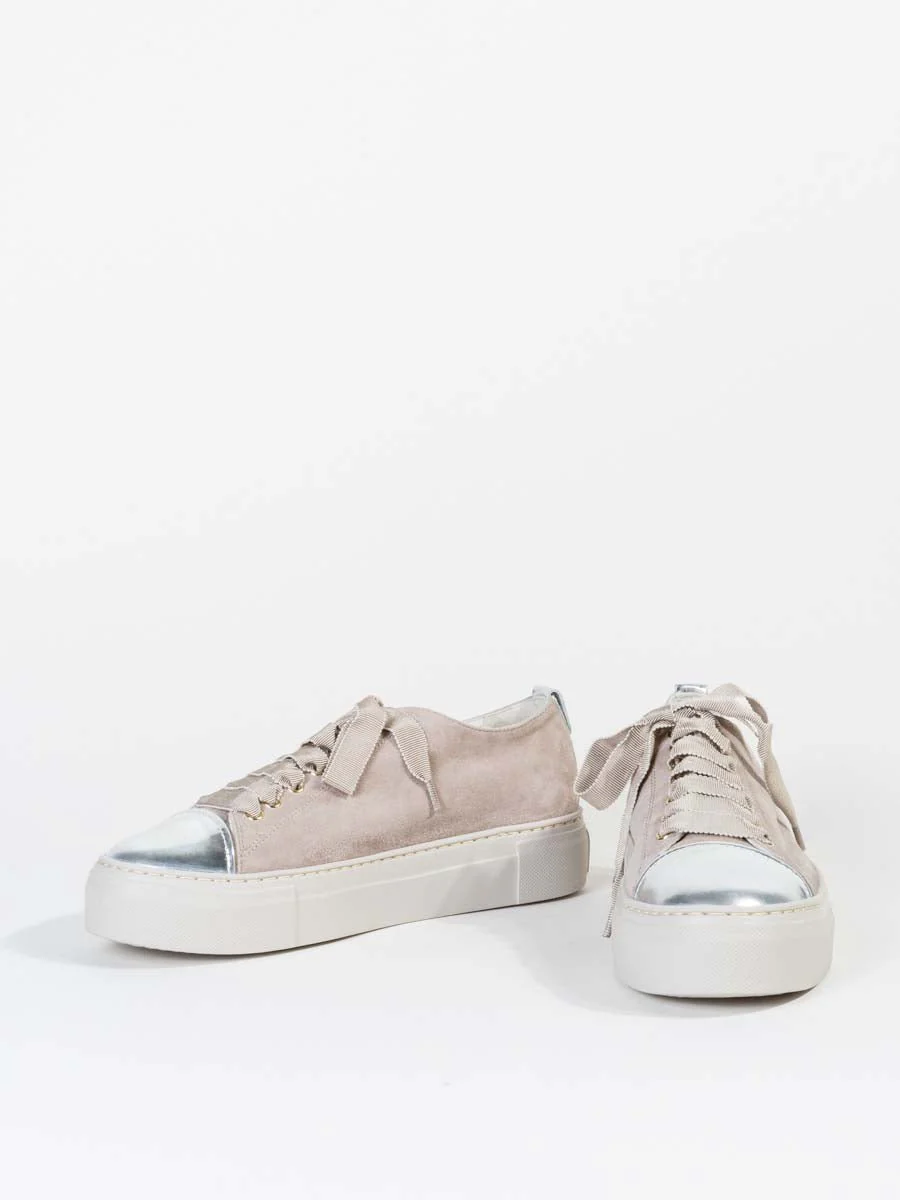 platform sneaker - silver dust - Image 5