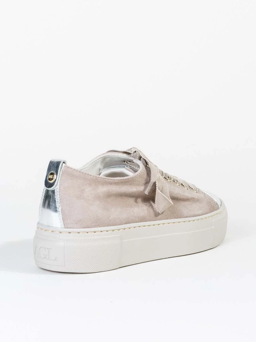 platform sneaker - silver dust - Image 6