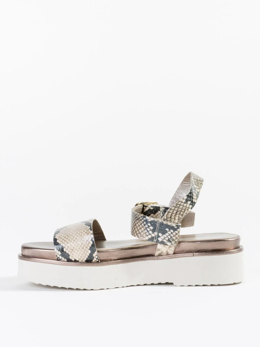 tall wedge sandal - dusty - Image 2