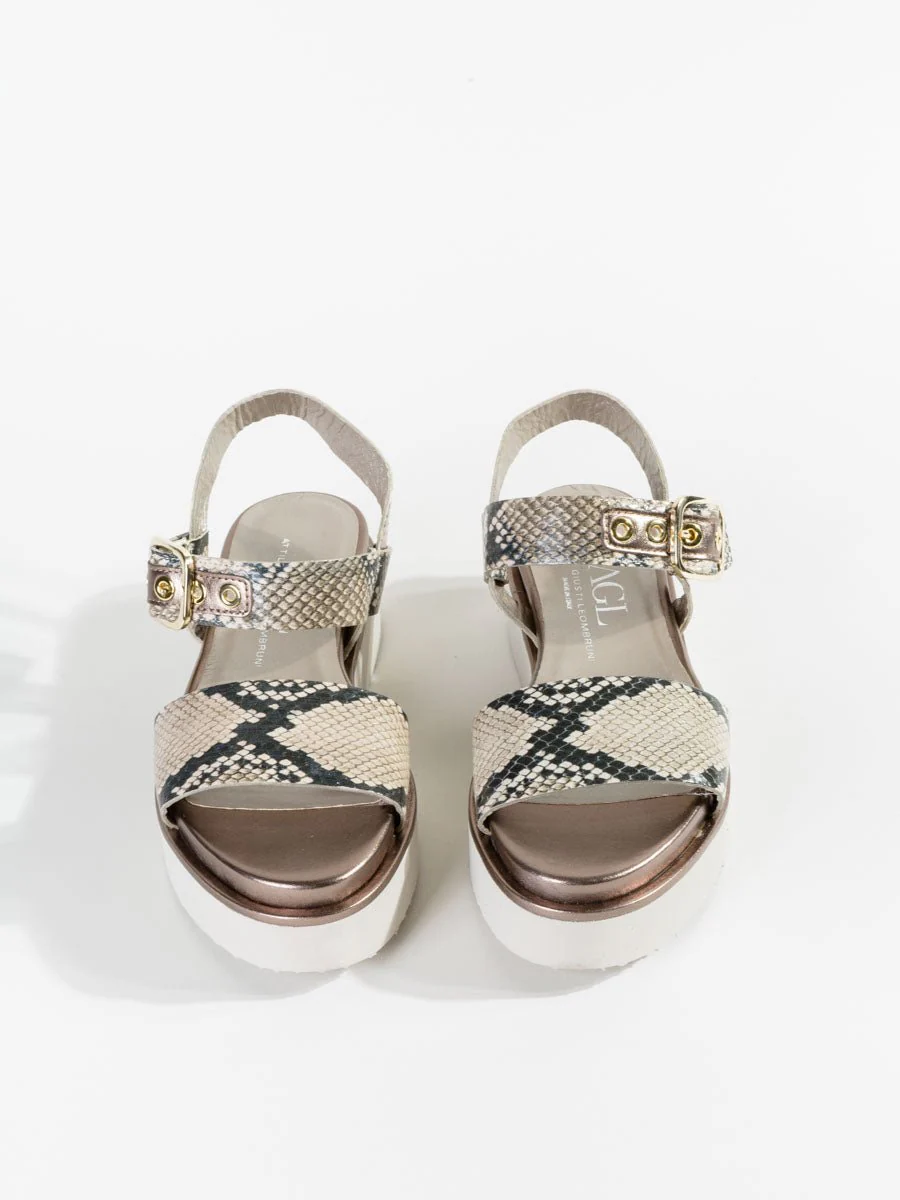 tall wedge sandal - dusty - Image 5