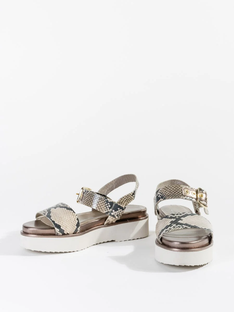 tall wedge sandal - dusty - Image 6