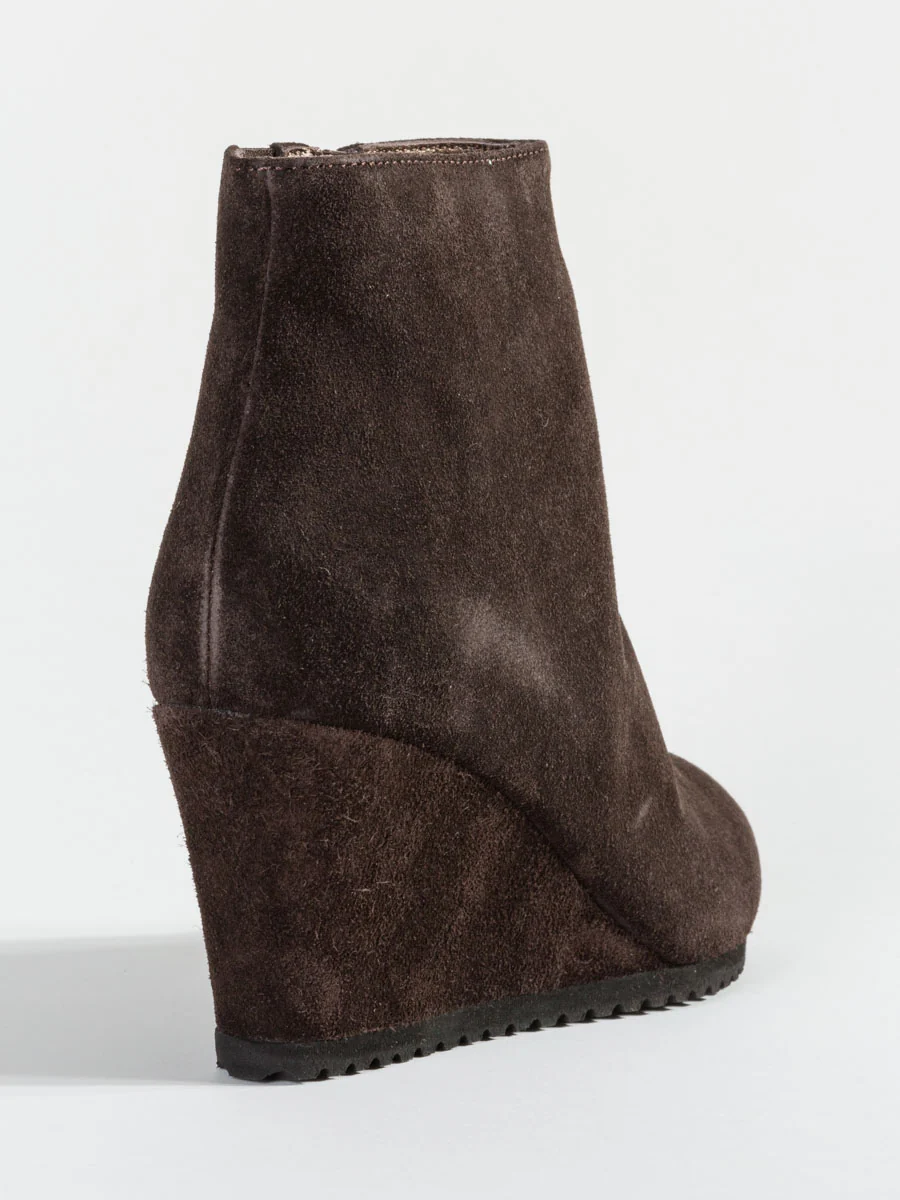 velour wedge - brown - Image 5