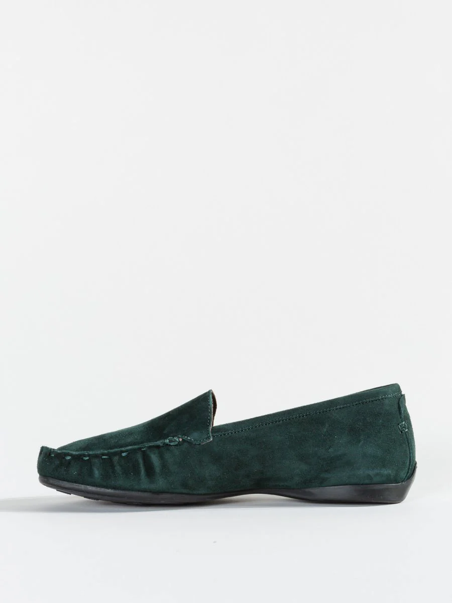velour moccasin - emerald - Image 2