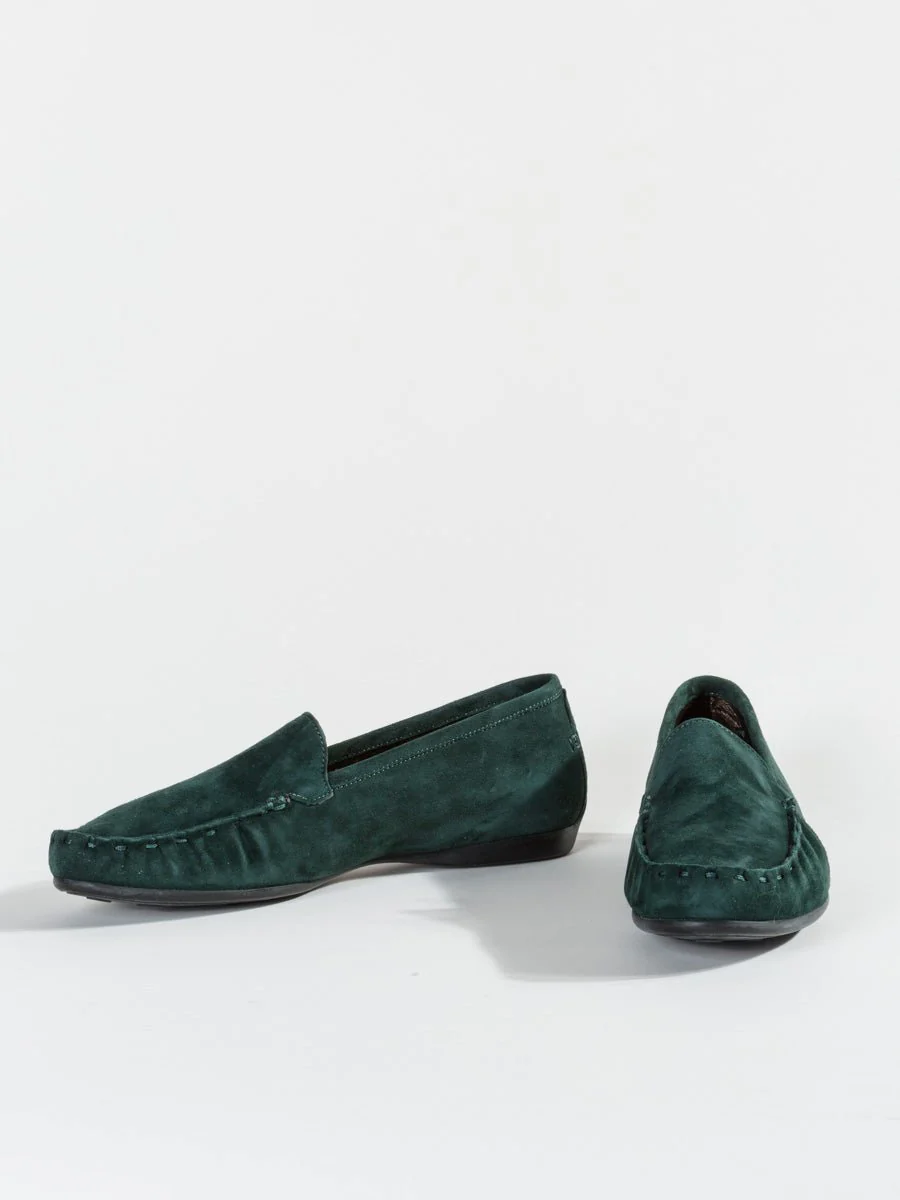 velour moccasin - emerald - Image 6