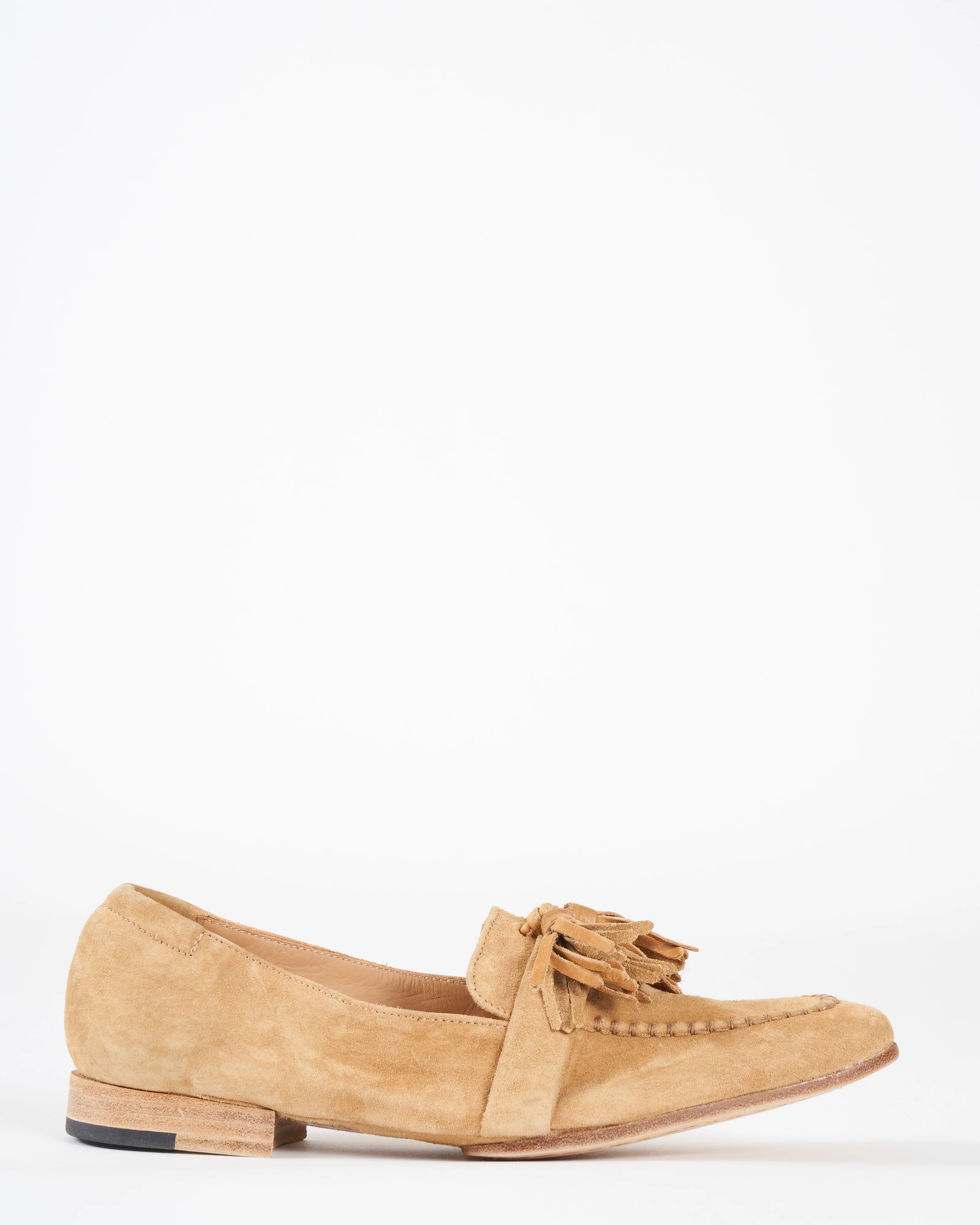 dunia olly rov flat - tobacco suede - Image 2