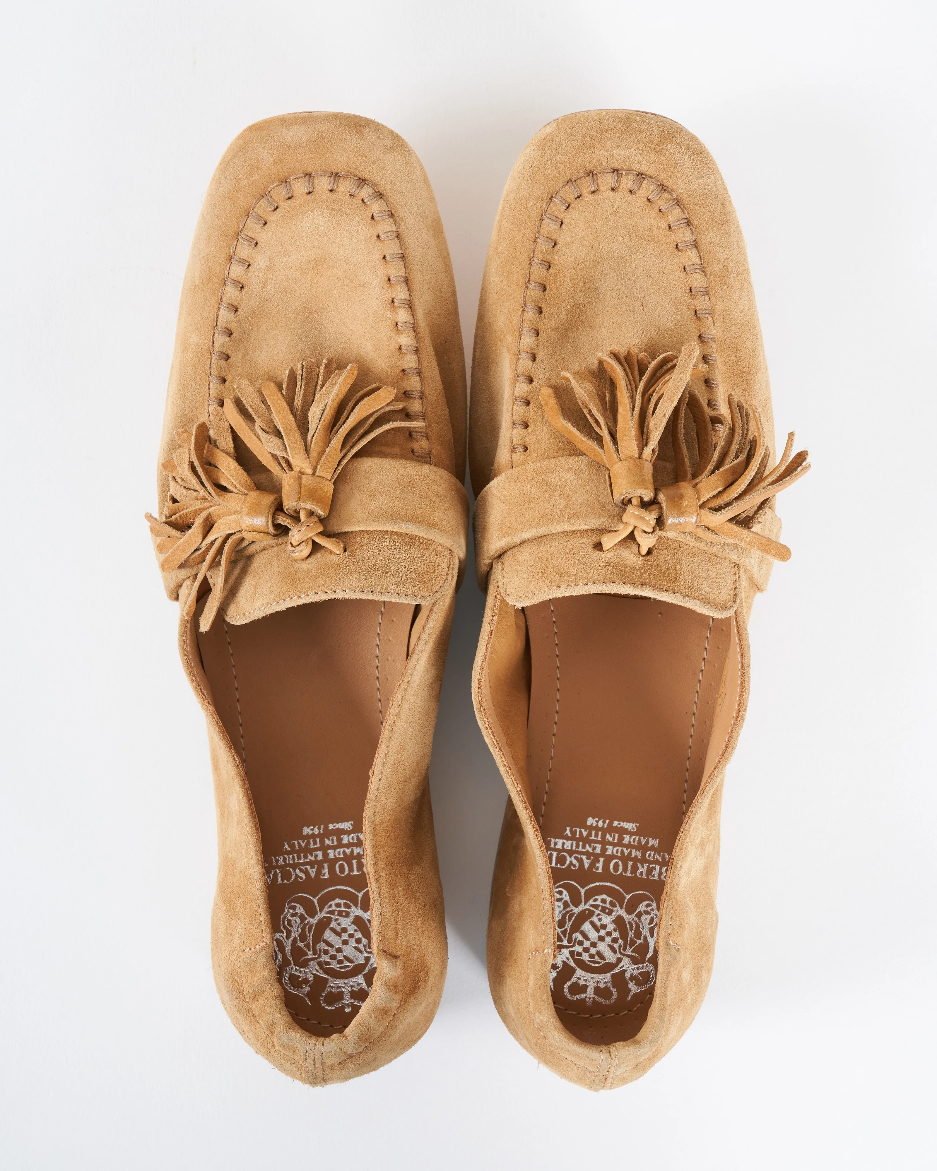 dunia olly rov flat - tobacco suede - Image 3