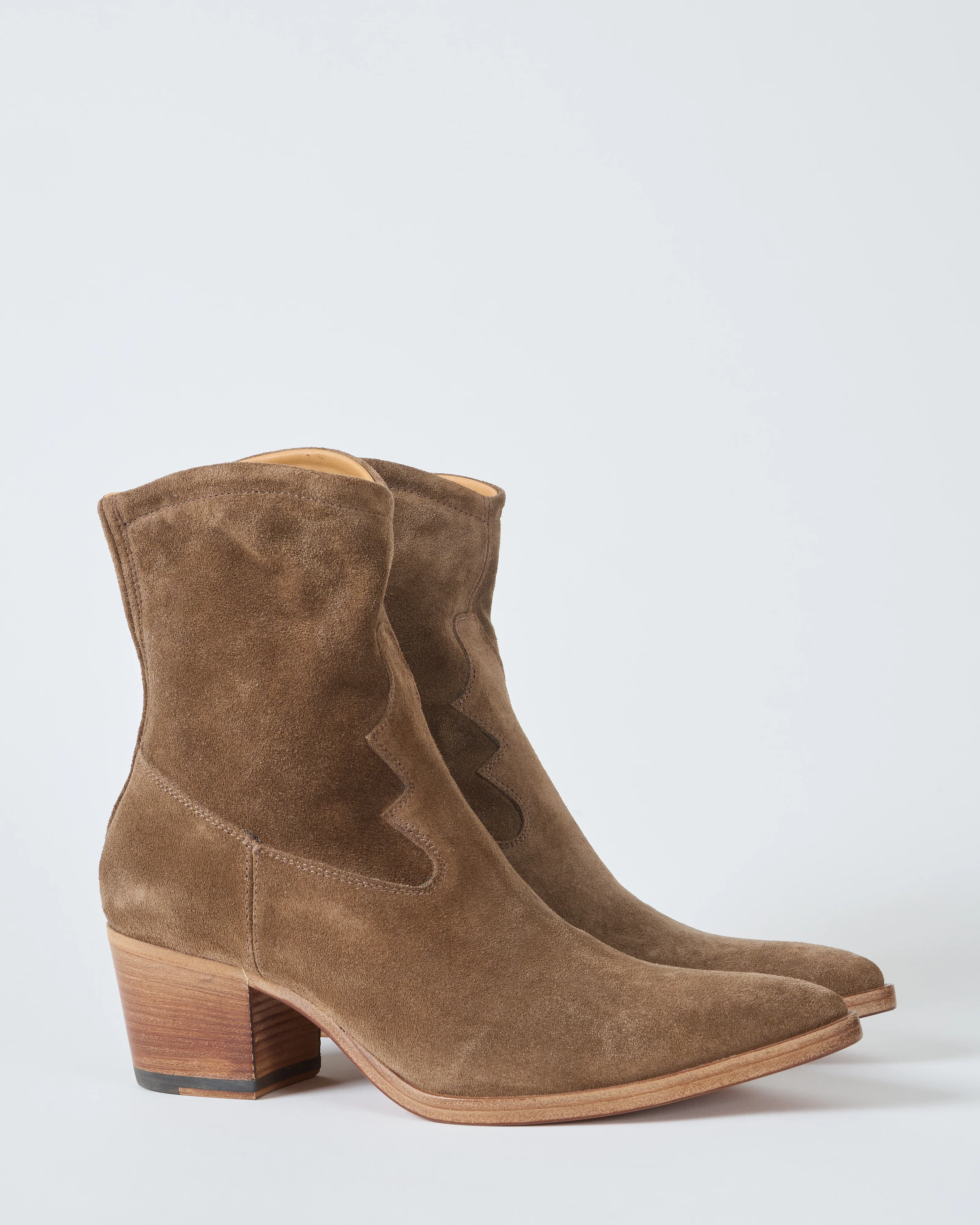 pointed toe heeled short boot - Image 5
