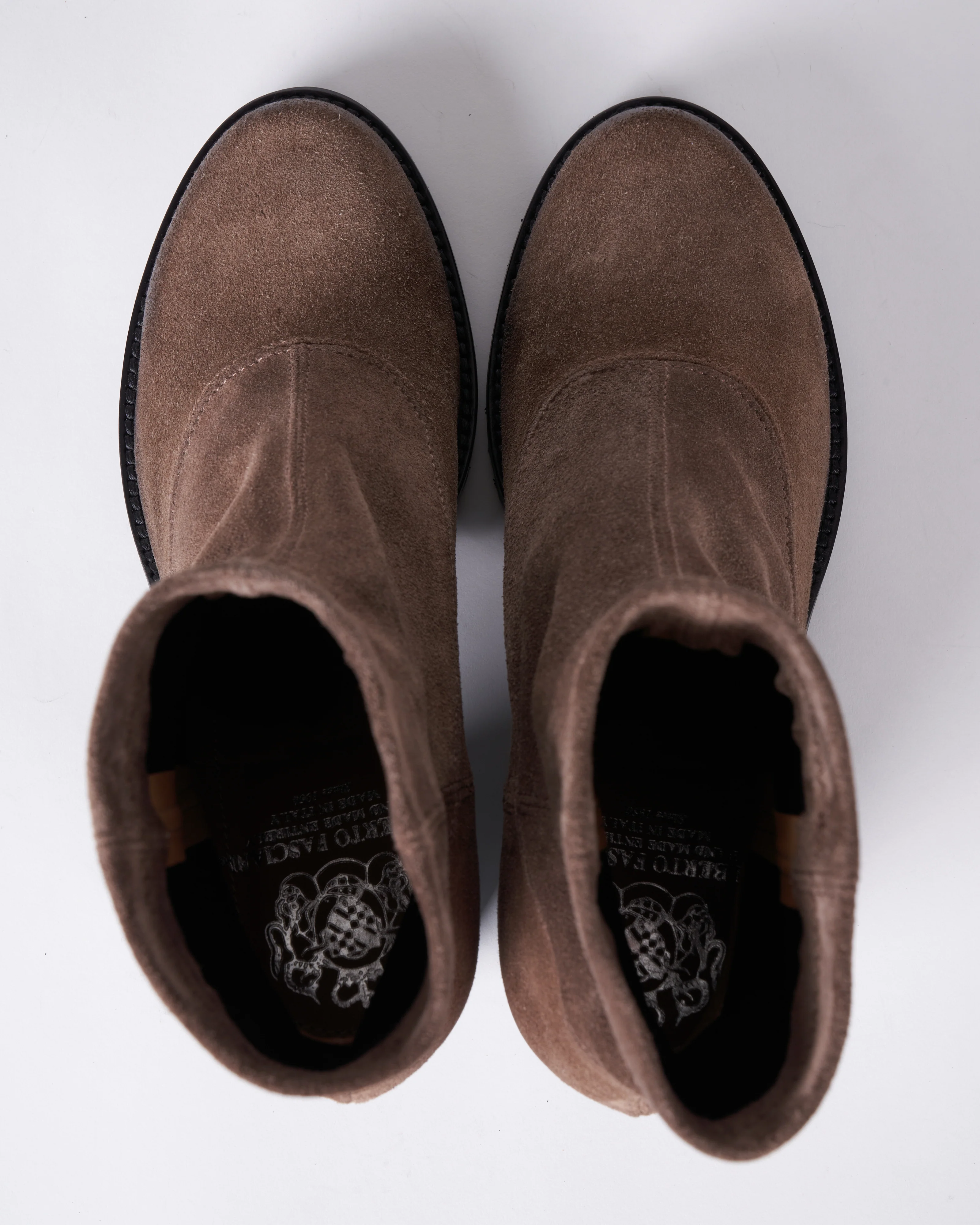 short boot-lug sole heel - sambuco sesamo - Image 4
