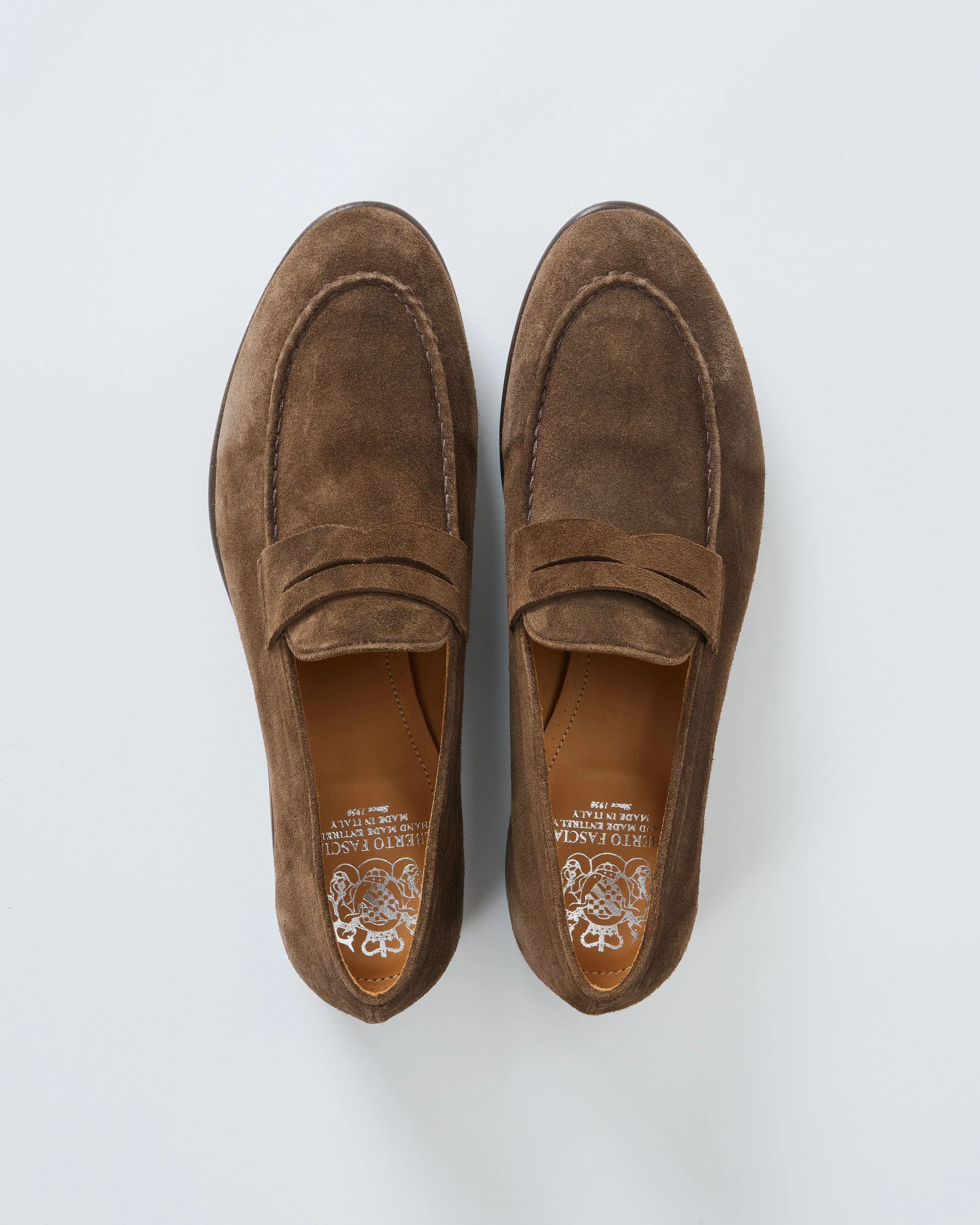 suede penny loafer - Image 2