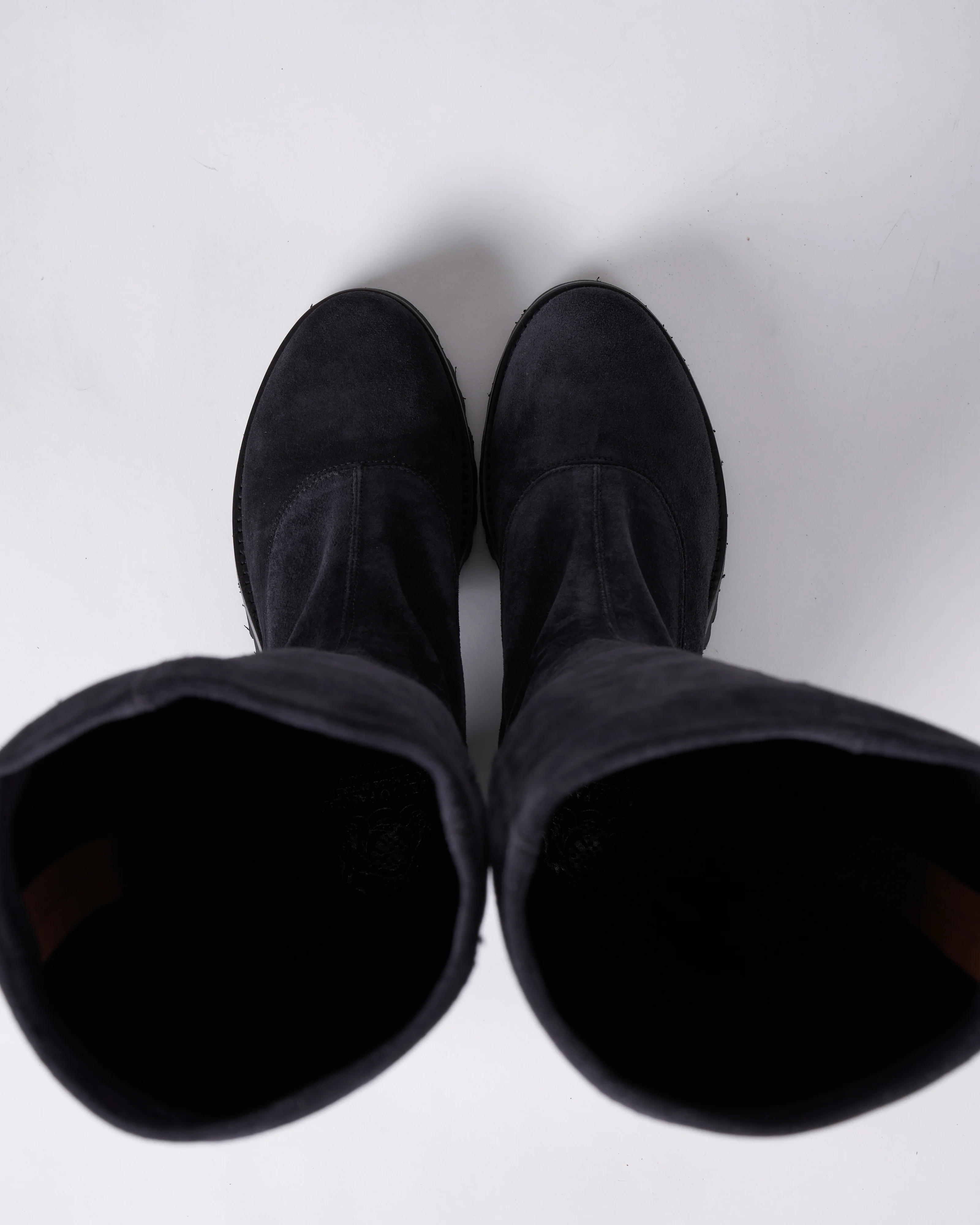 tall boot - lug sole heel - sambuco off black - Image 3