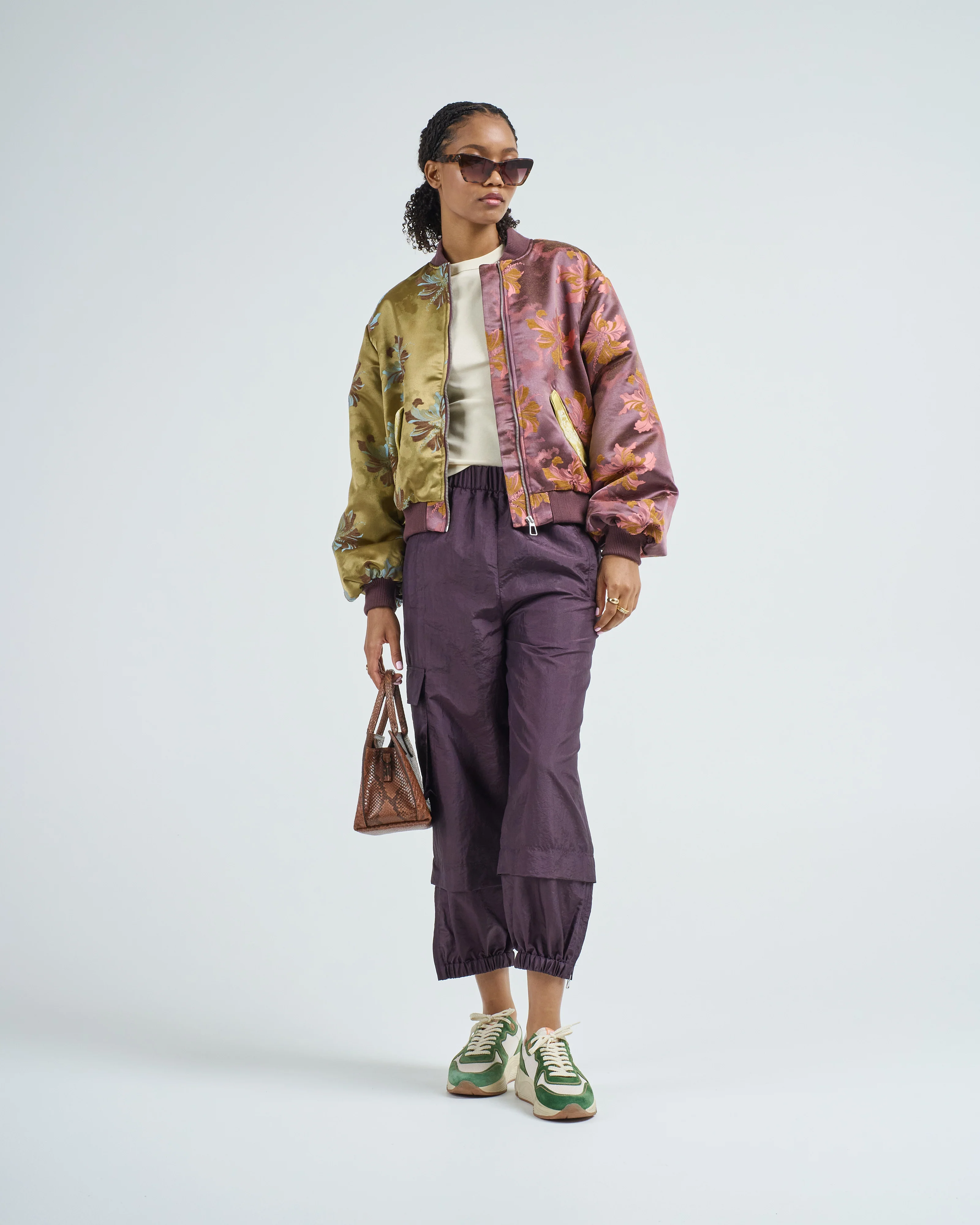 adriana jacquard bomber jacket - Image 2