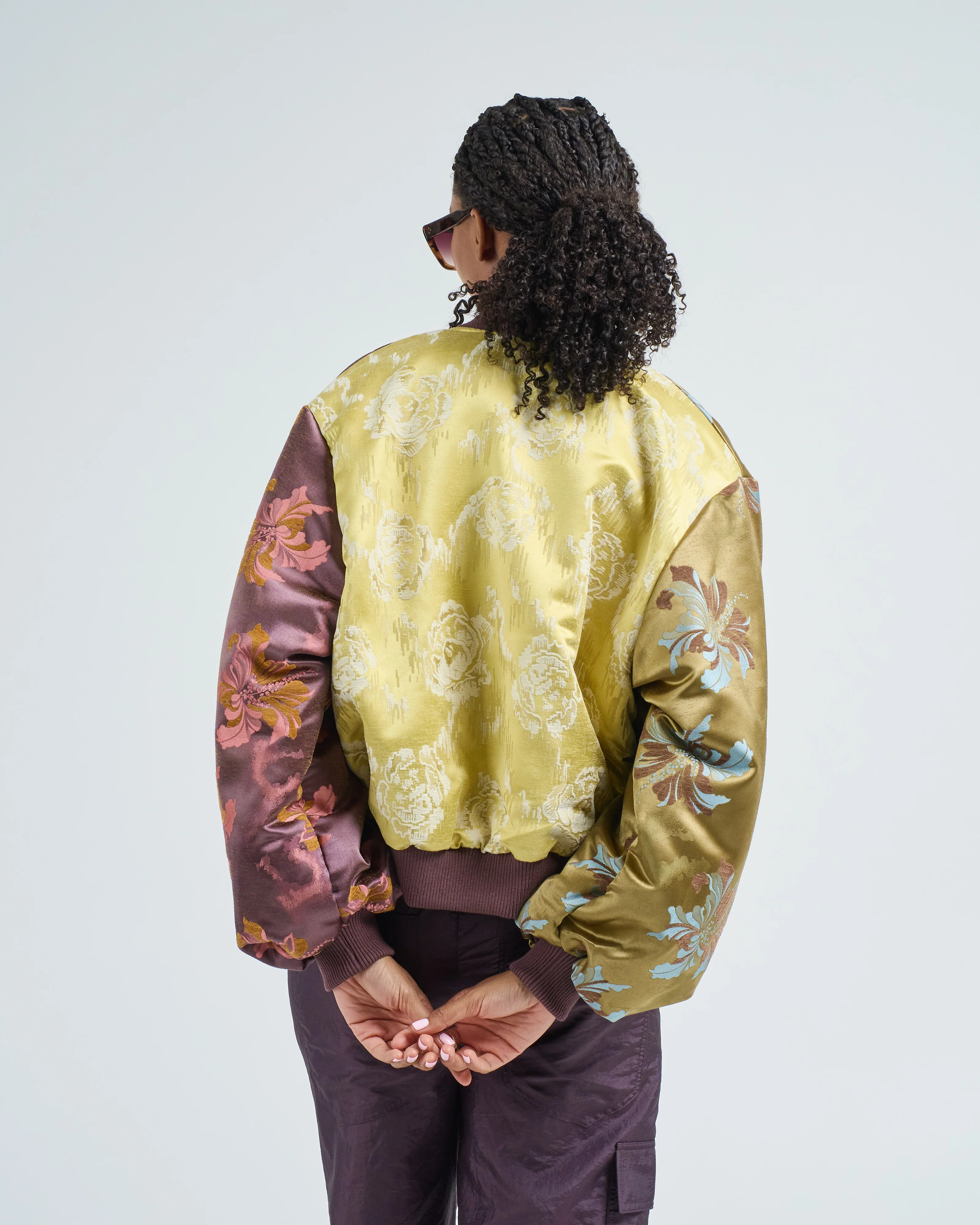 adriana jacquard bomber jacket - Image 4