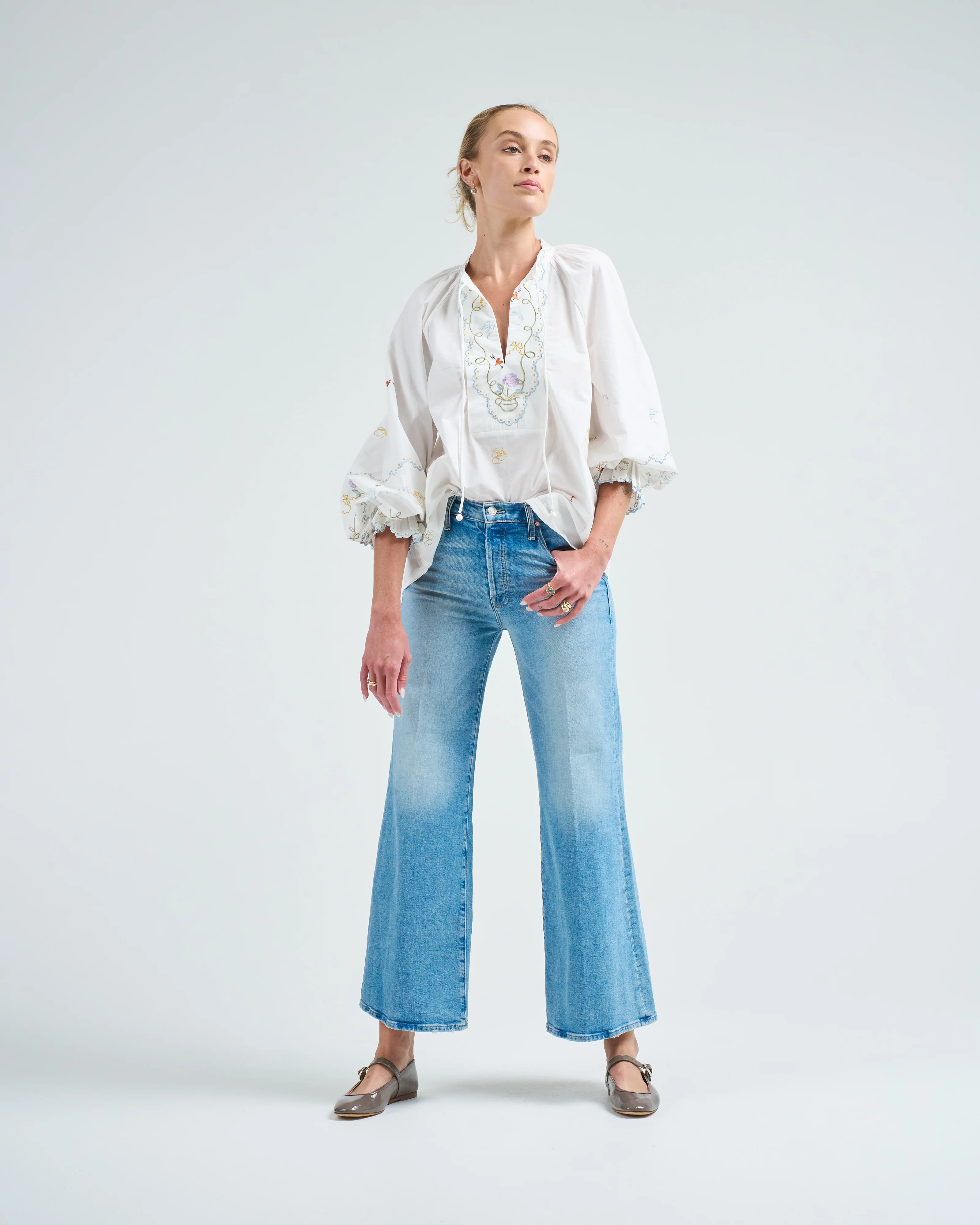 giulia embroidered blouse - Image 2