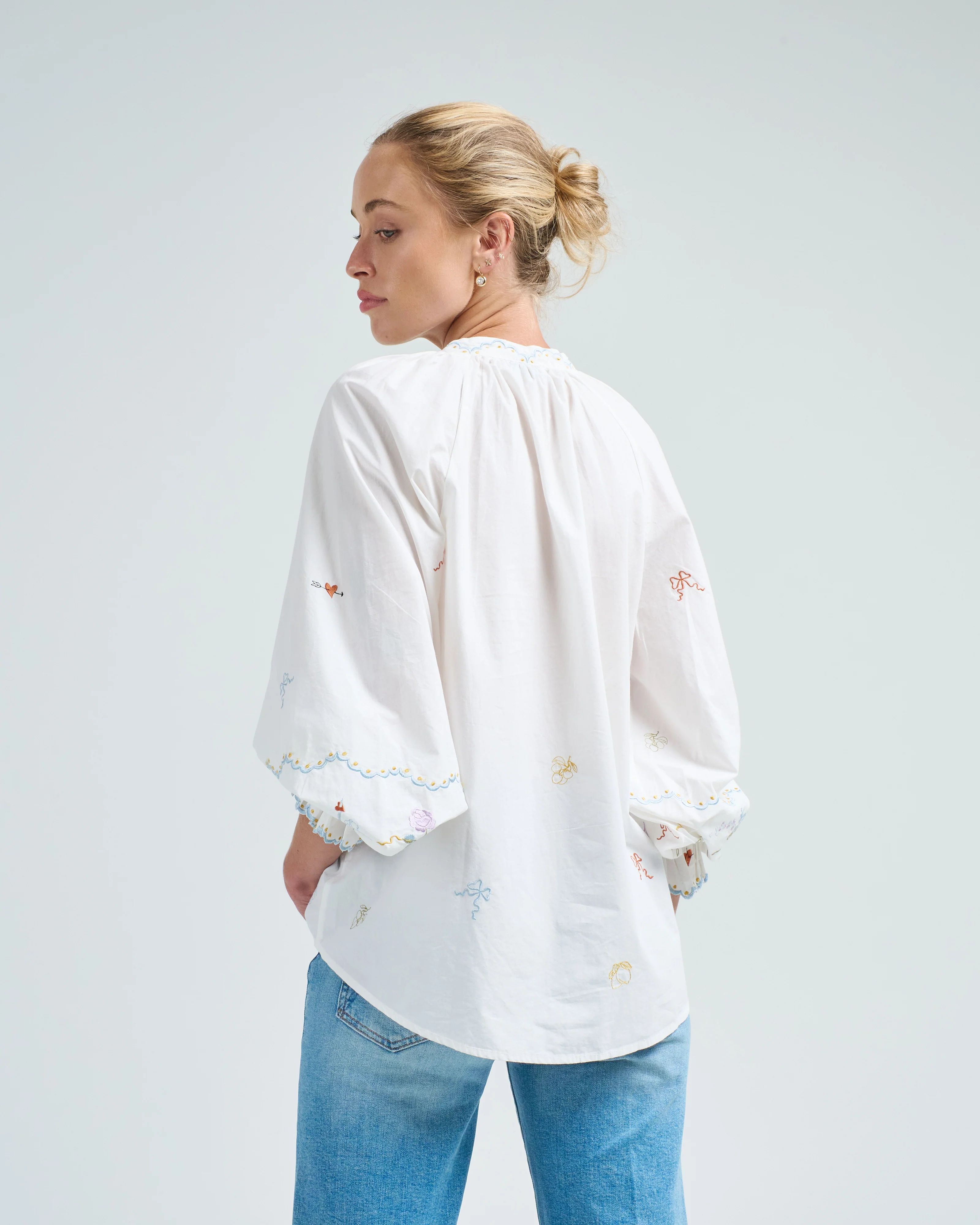 giulia embroidered blouse - Image 5