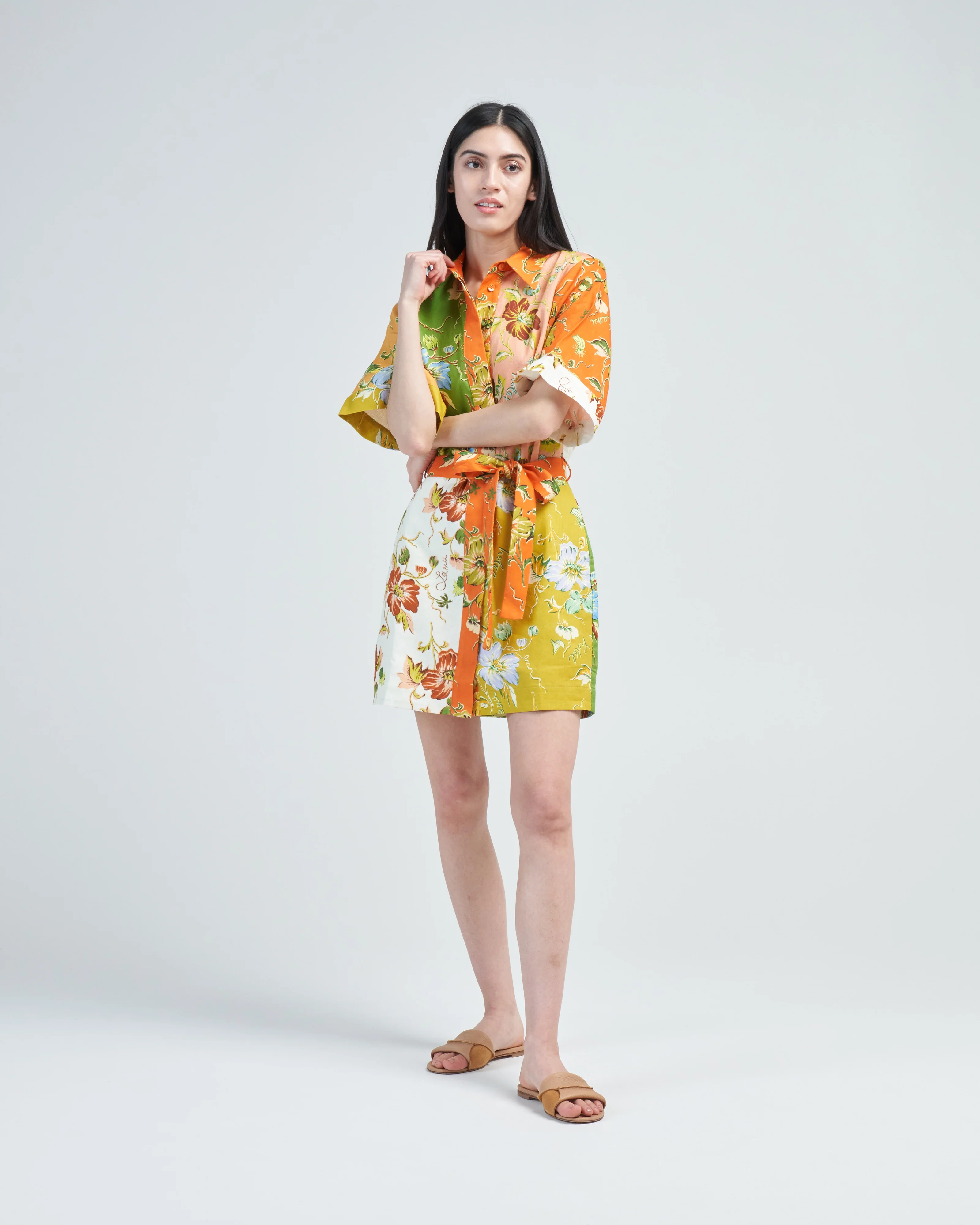 hotel lamu spliced mini dress - Image 2