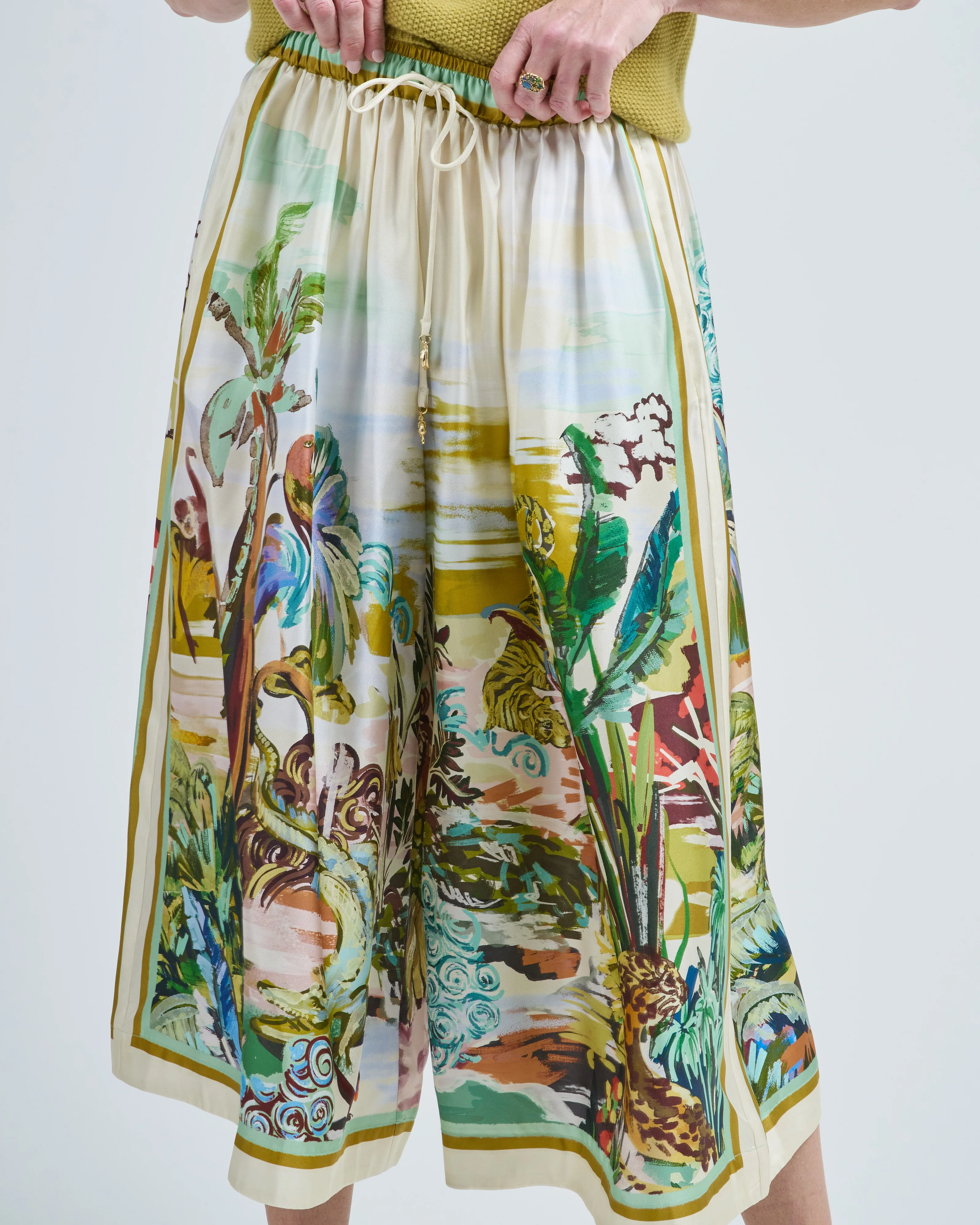 jungle boogie silk culotte - Image 5