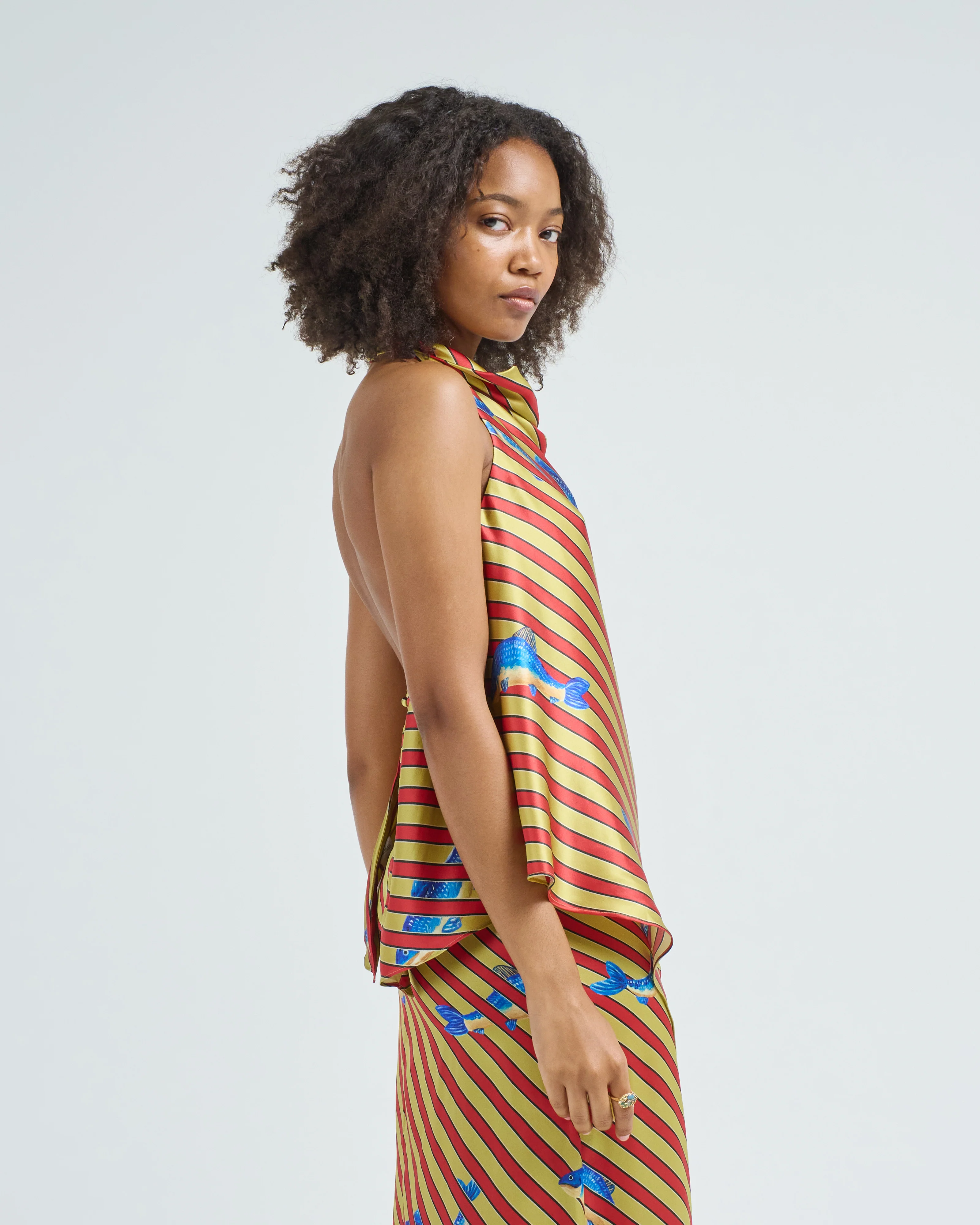 lorenza silk top - Image 3