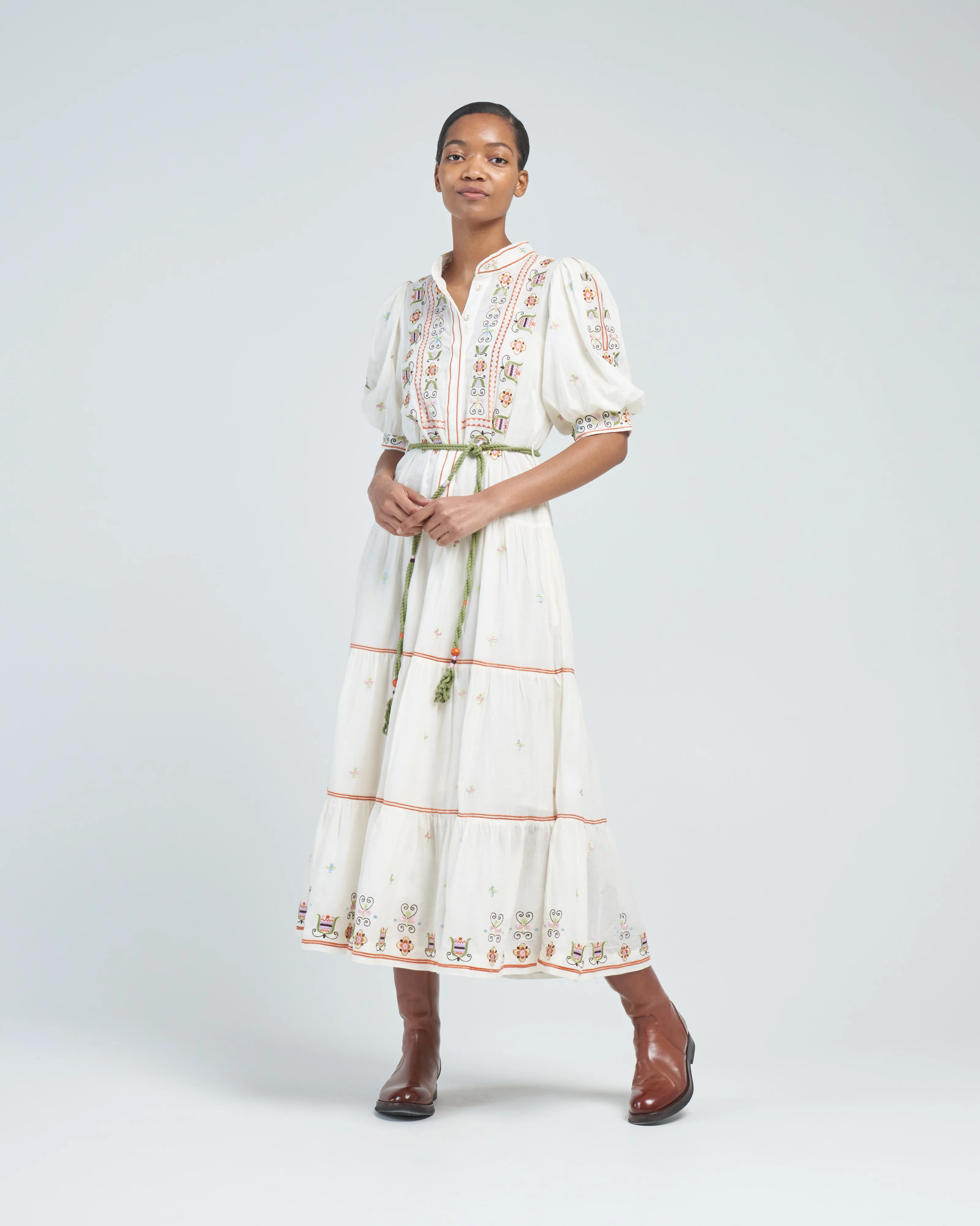 lovella tired midi dress - Image 2