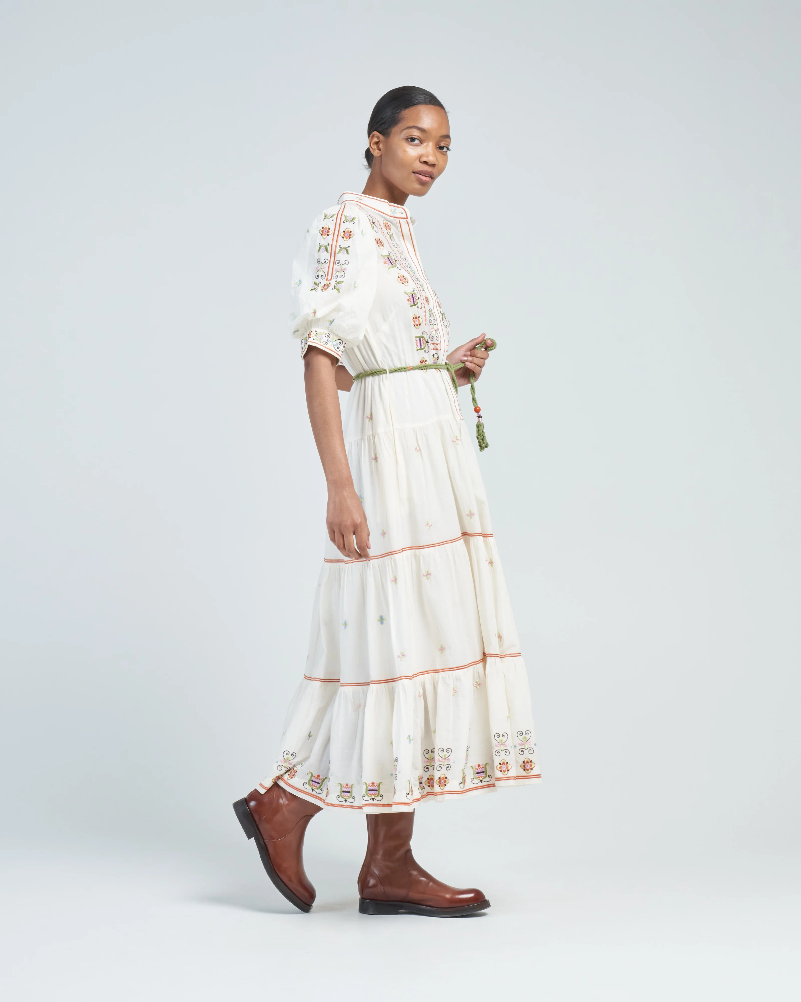 lovella tired midi dress - Image 3