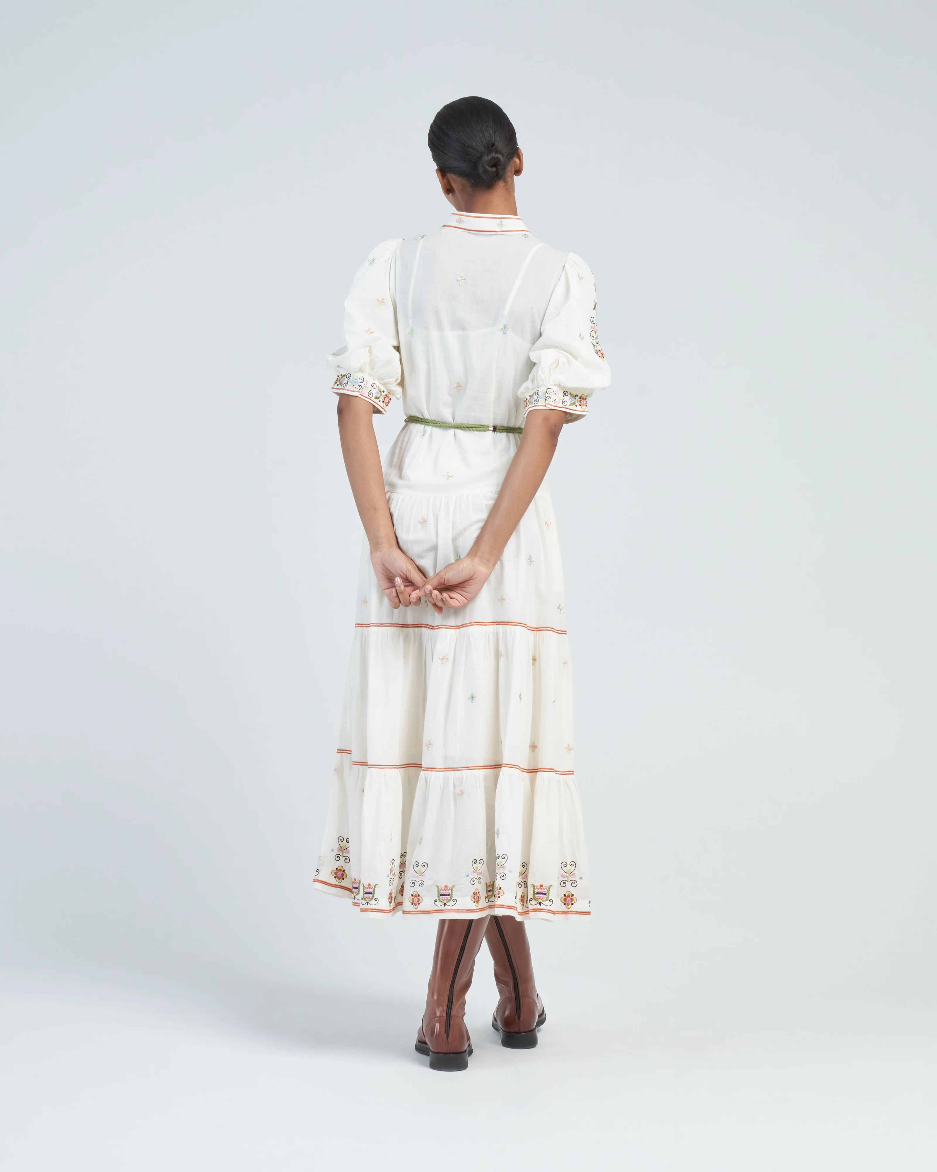lovella tired midi dress - Image 4