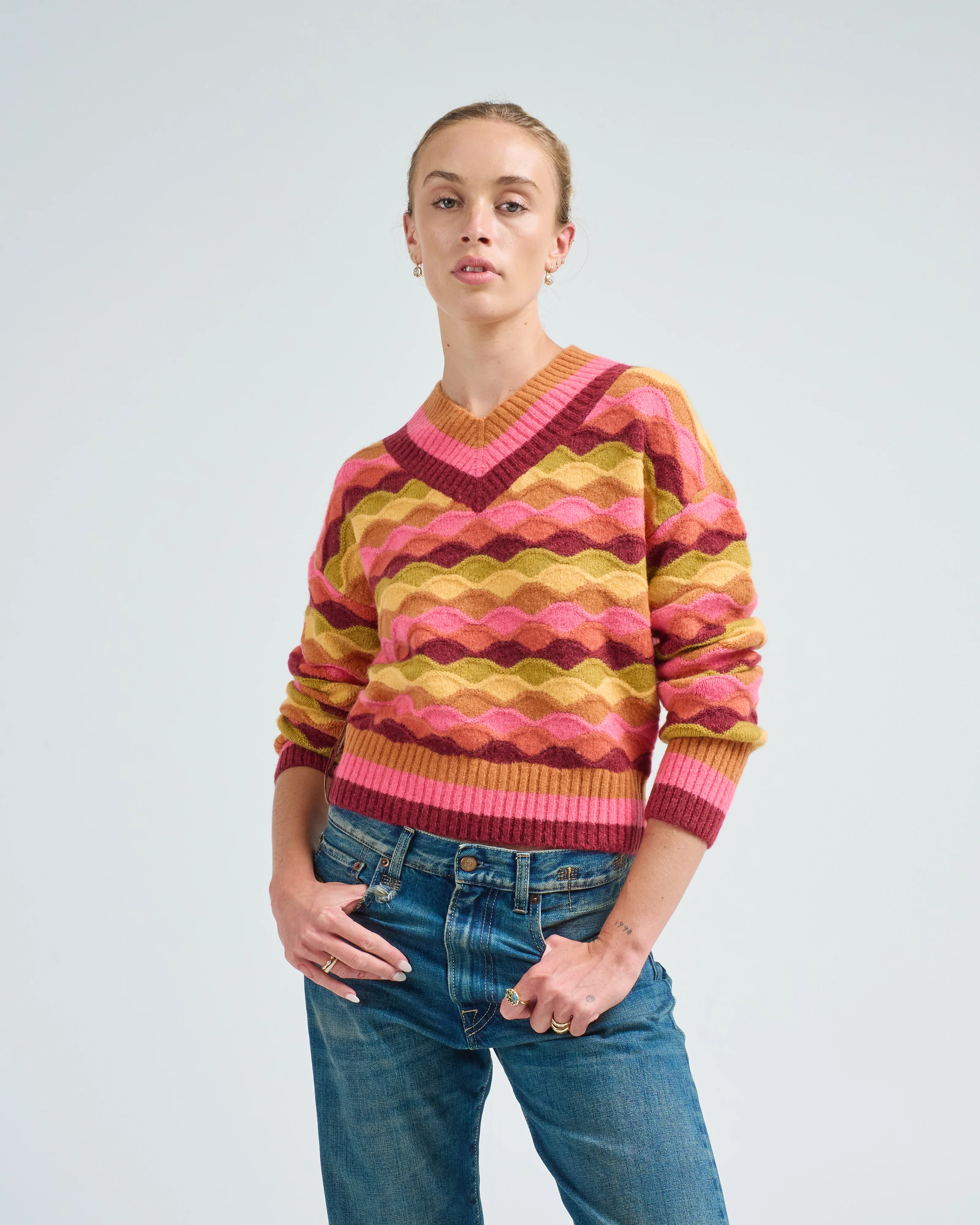rocco v neck sweater