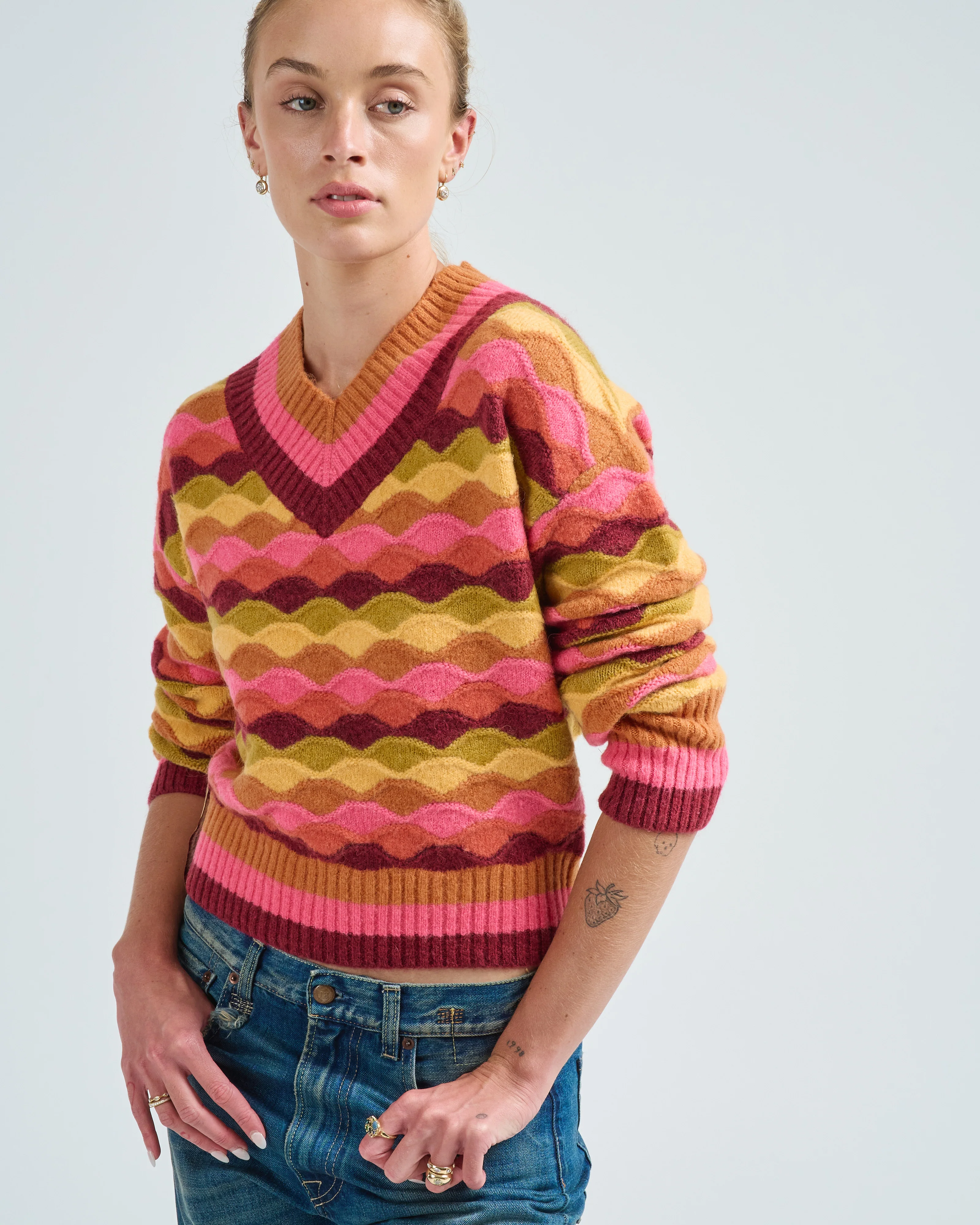 rocco v neck sweater - Image 2