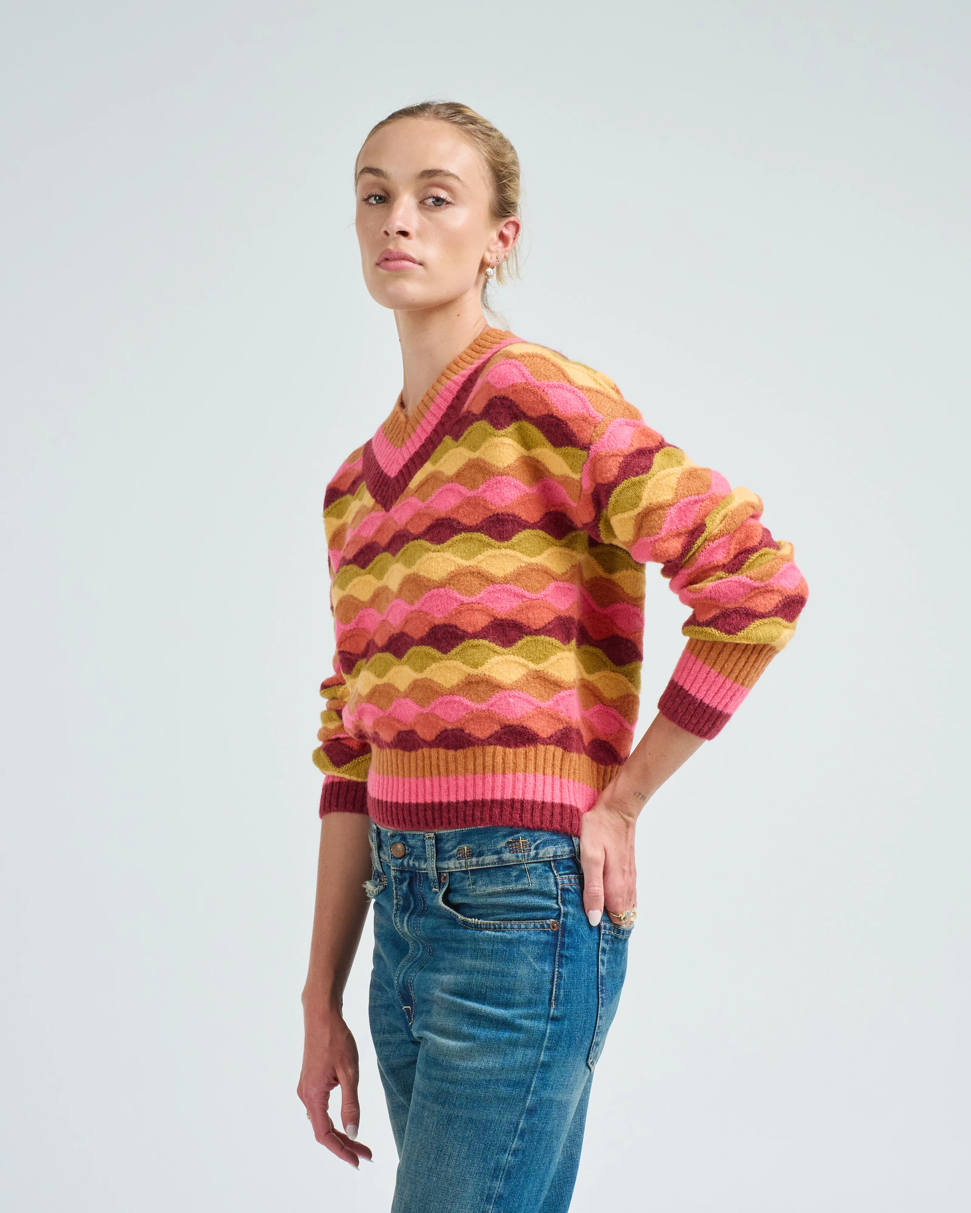 rocco v neck sweater - Image 3