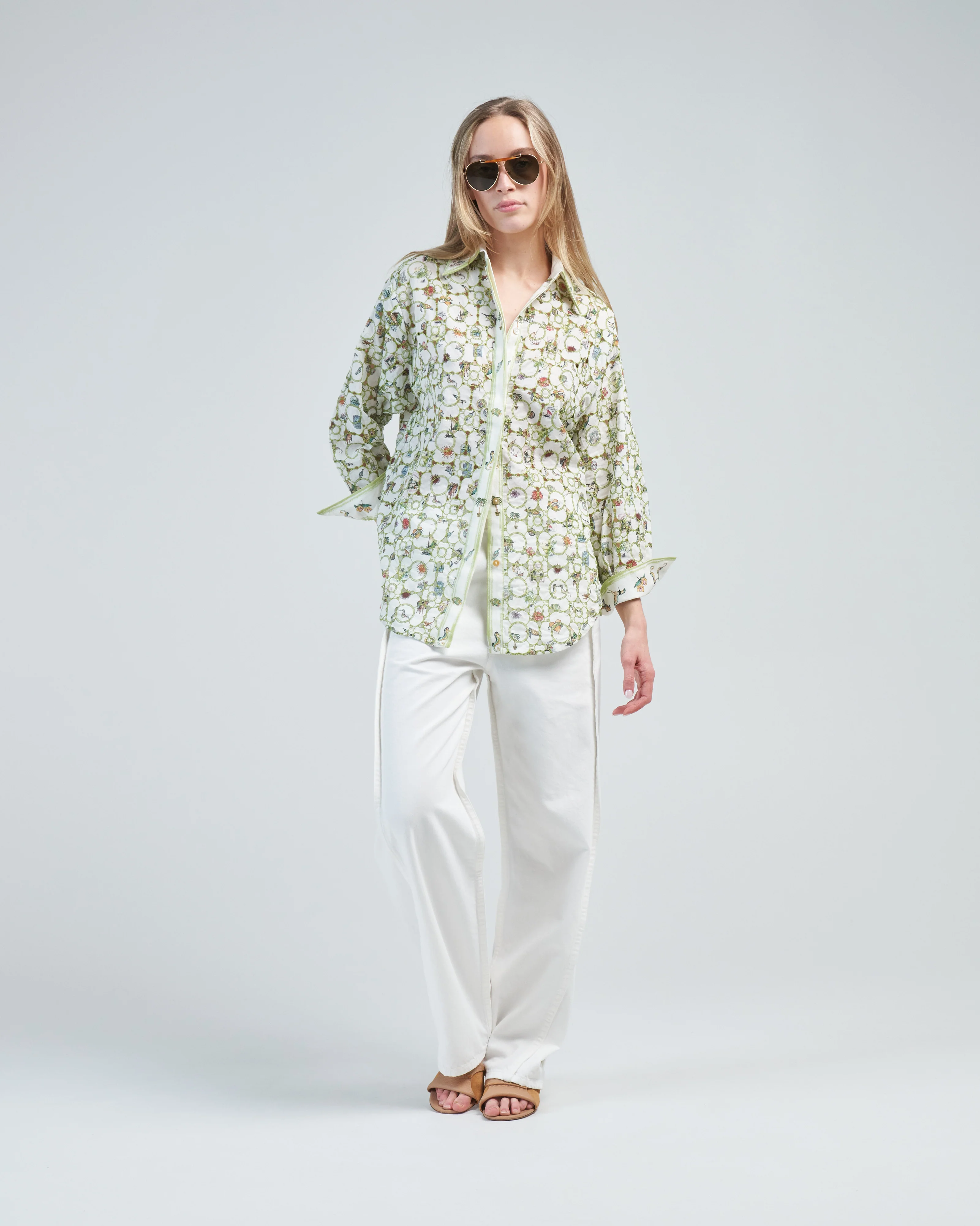 sunset broderie shirt - Image 2