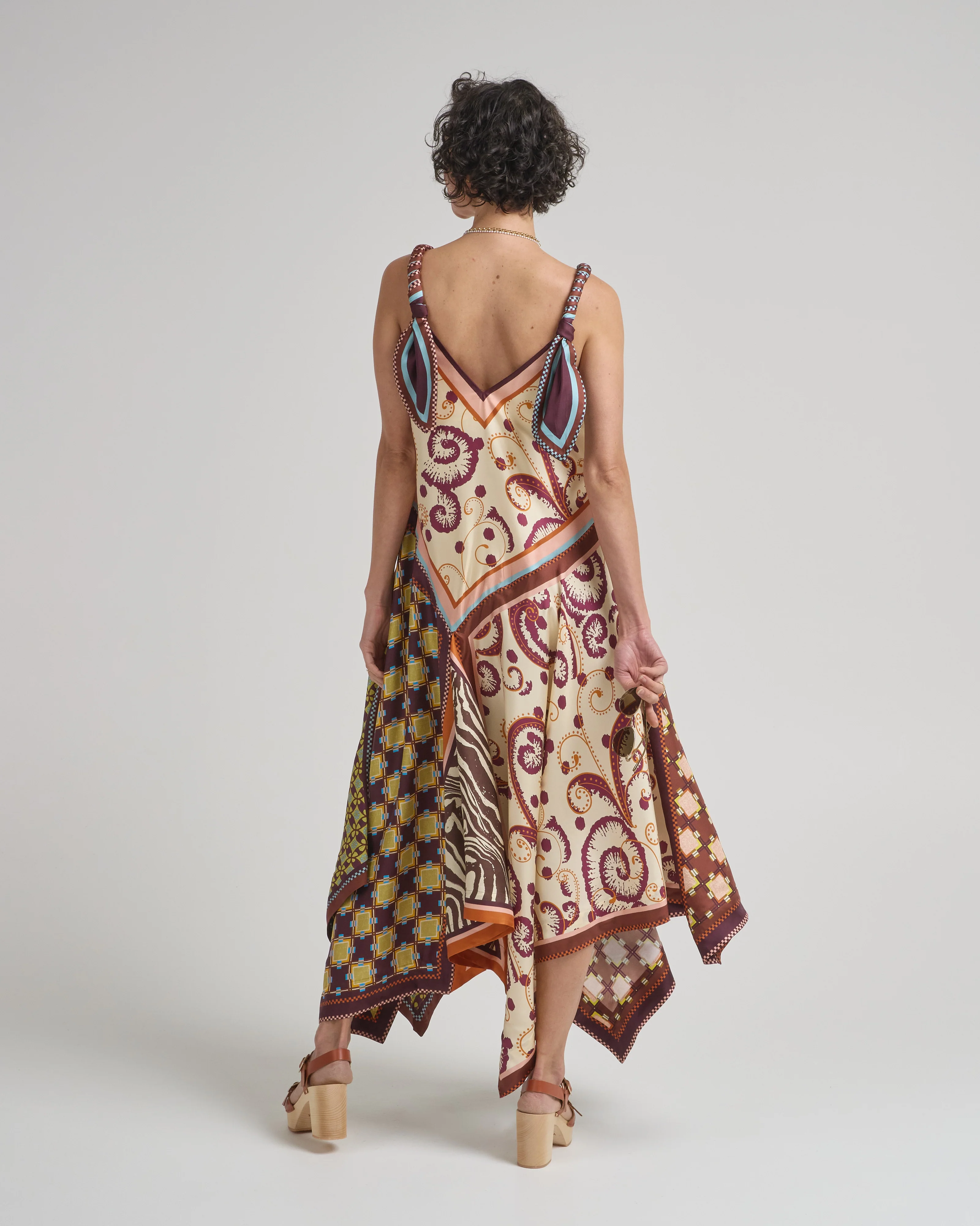 wilson silk midi dress - Image 2