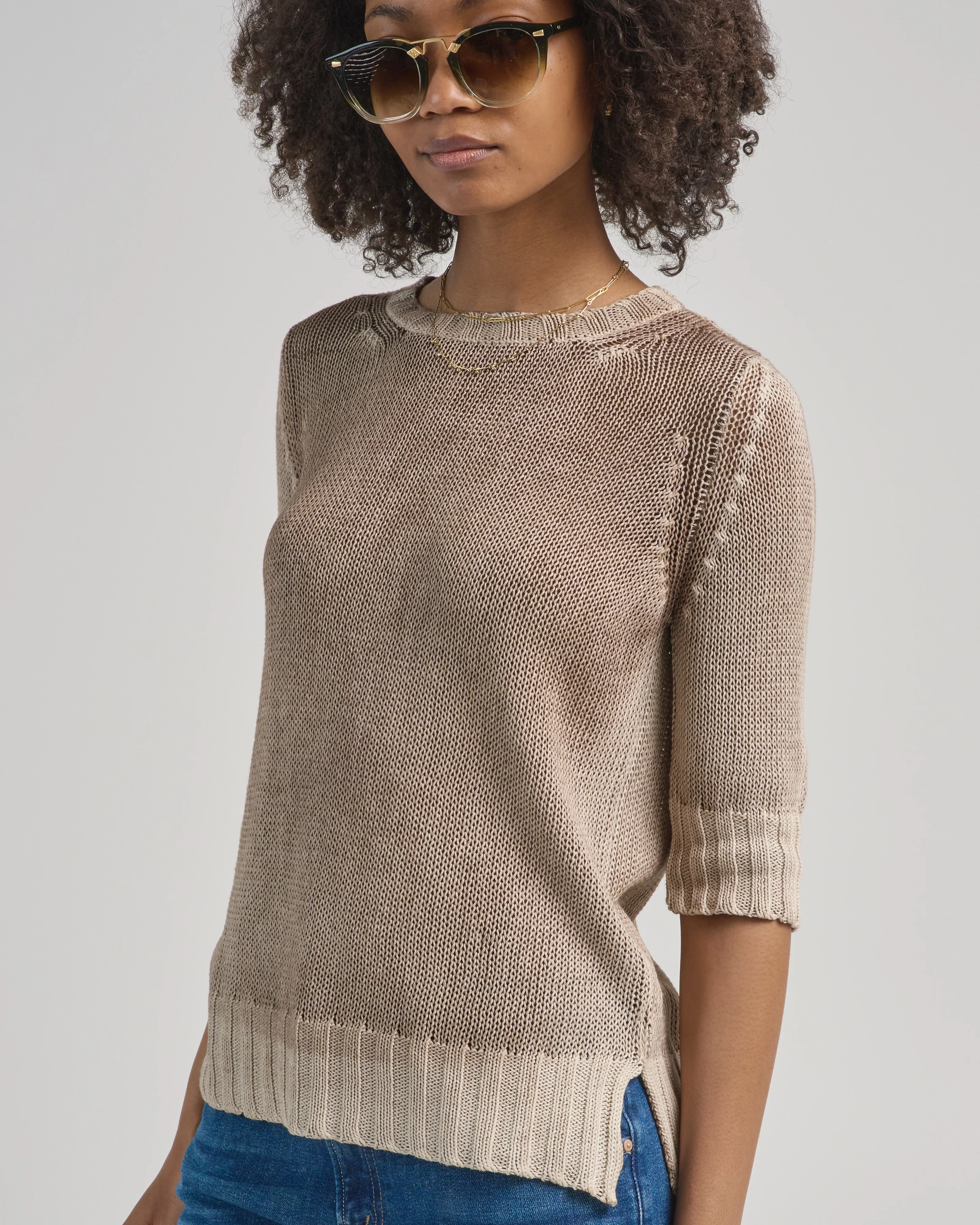 linda cotton knit tee - Image 4