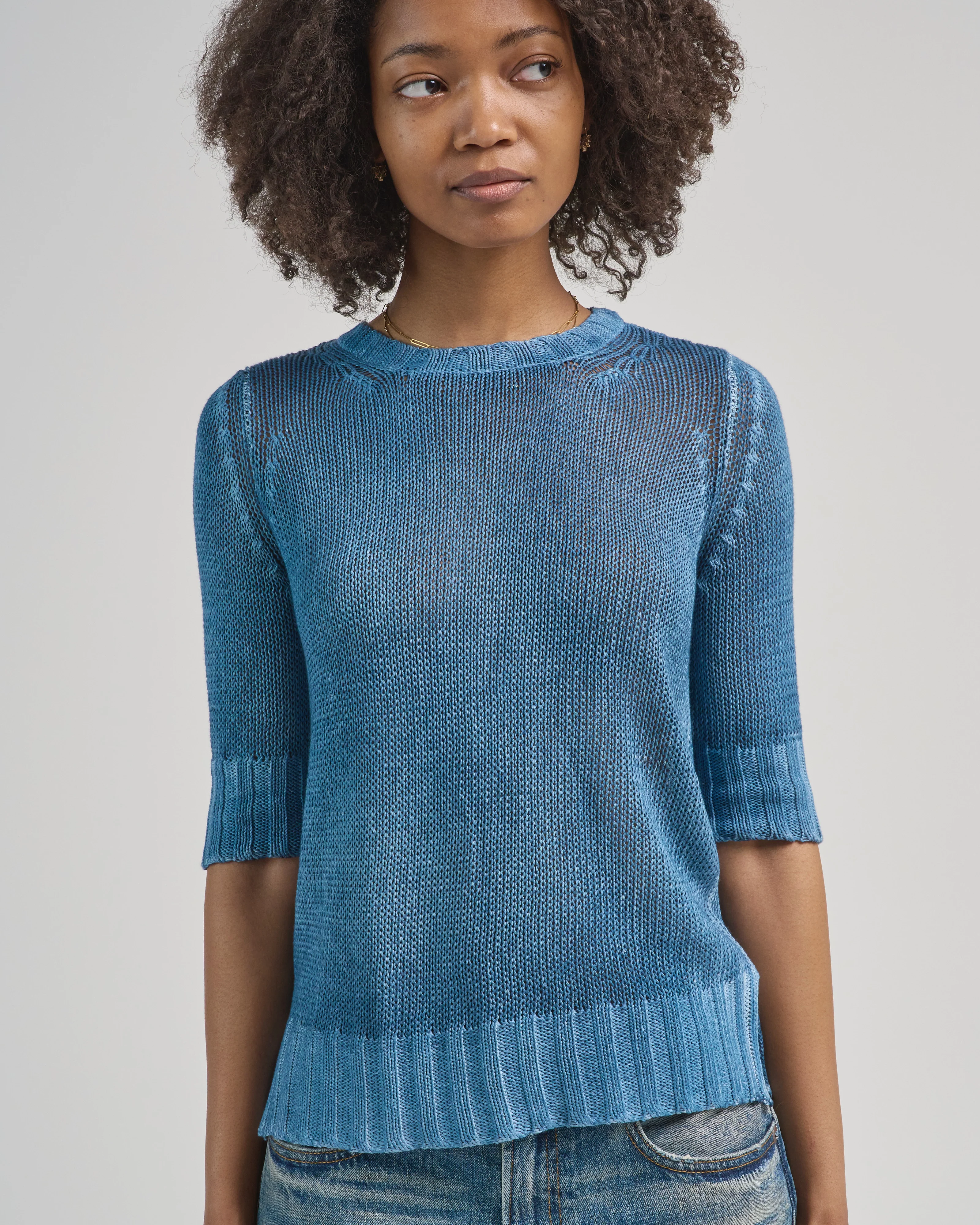 linda cotton knit tee - Image 3